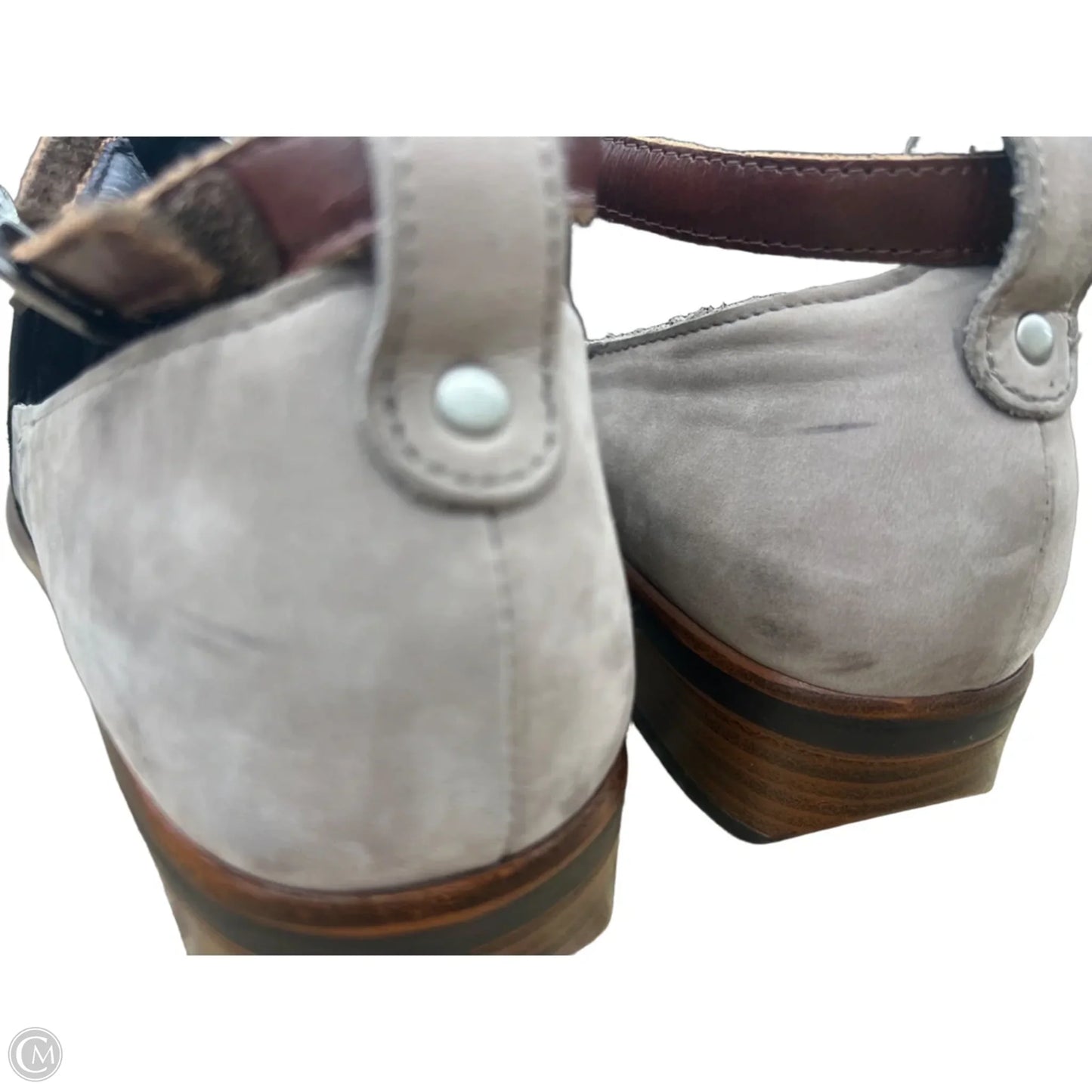 Boots Leather By Naot In Black & Grey, Size: 8