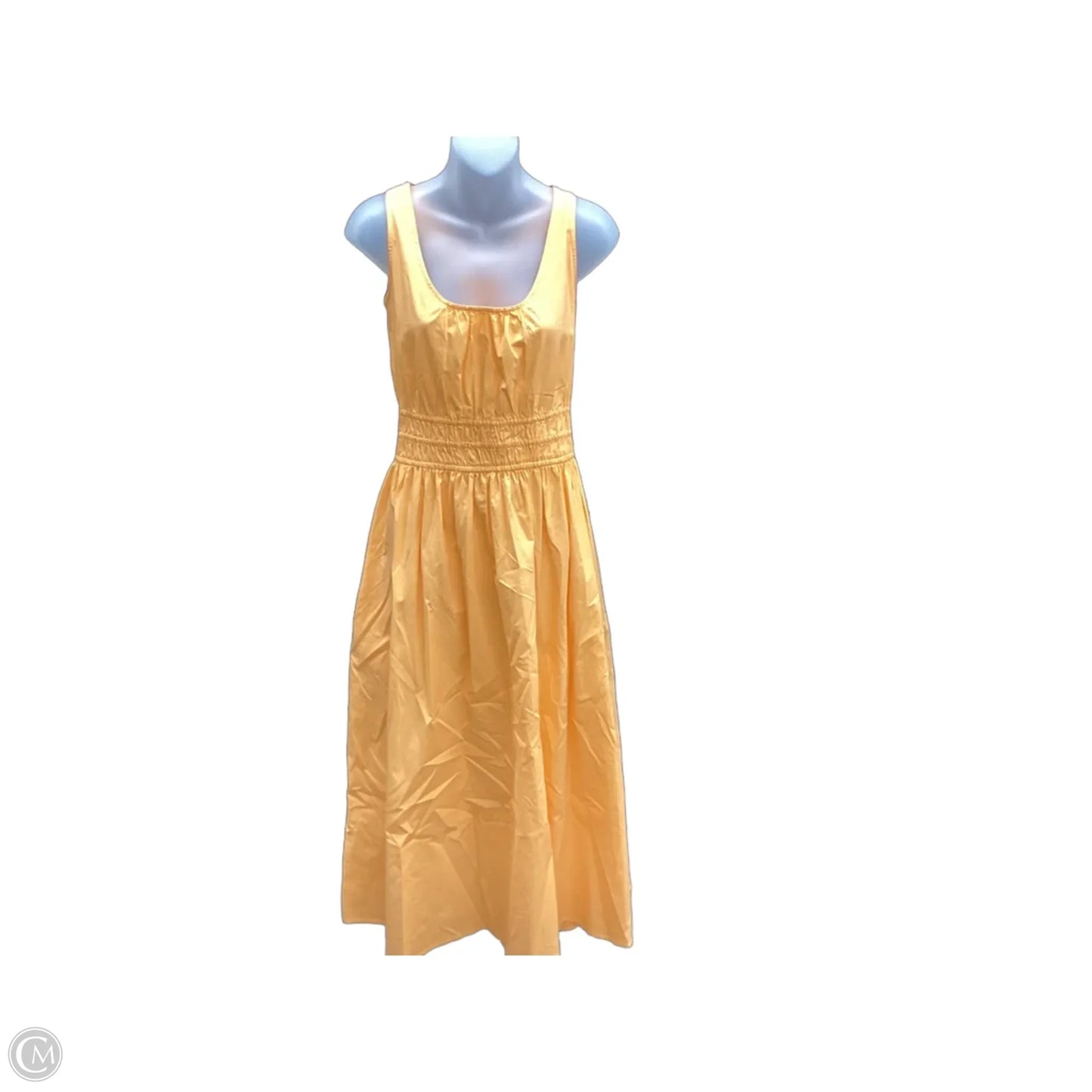 Dress Casual Midi By Loft In Orange, Size: L