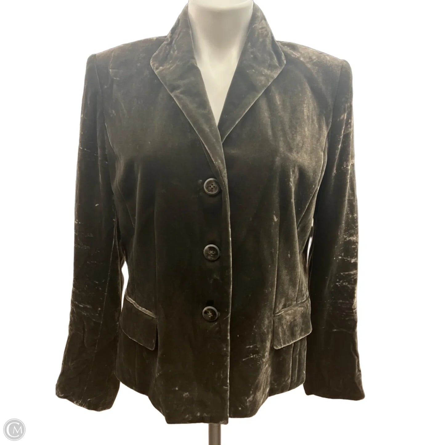 Blazer By Kasper In Taupe, Size: 10