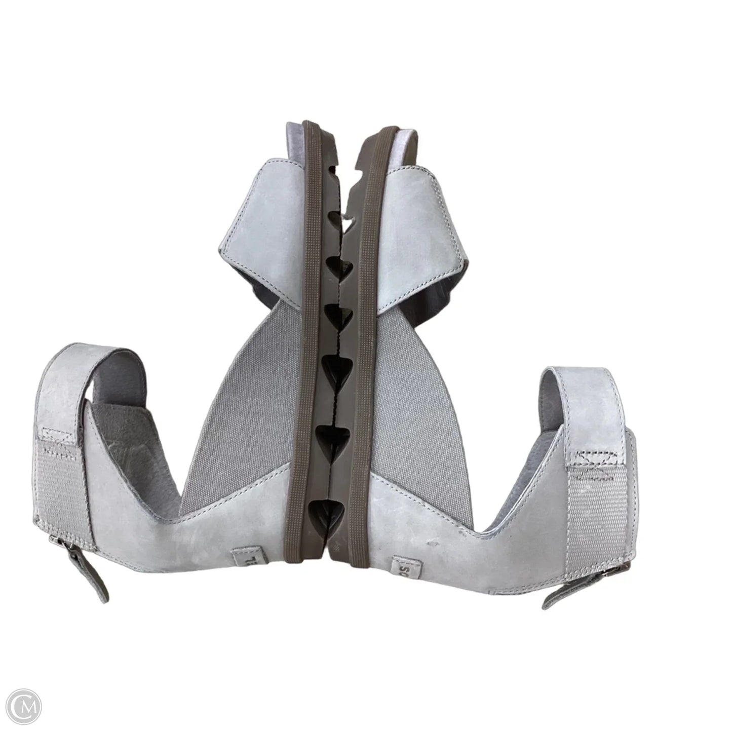 Sandals Heels Wedge By Sorel In Grey, Size: 9