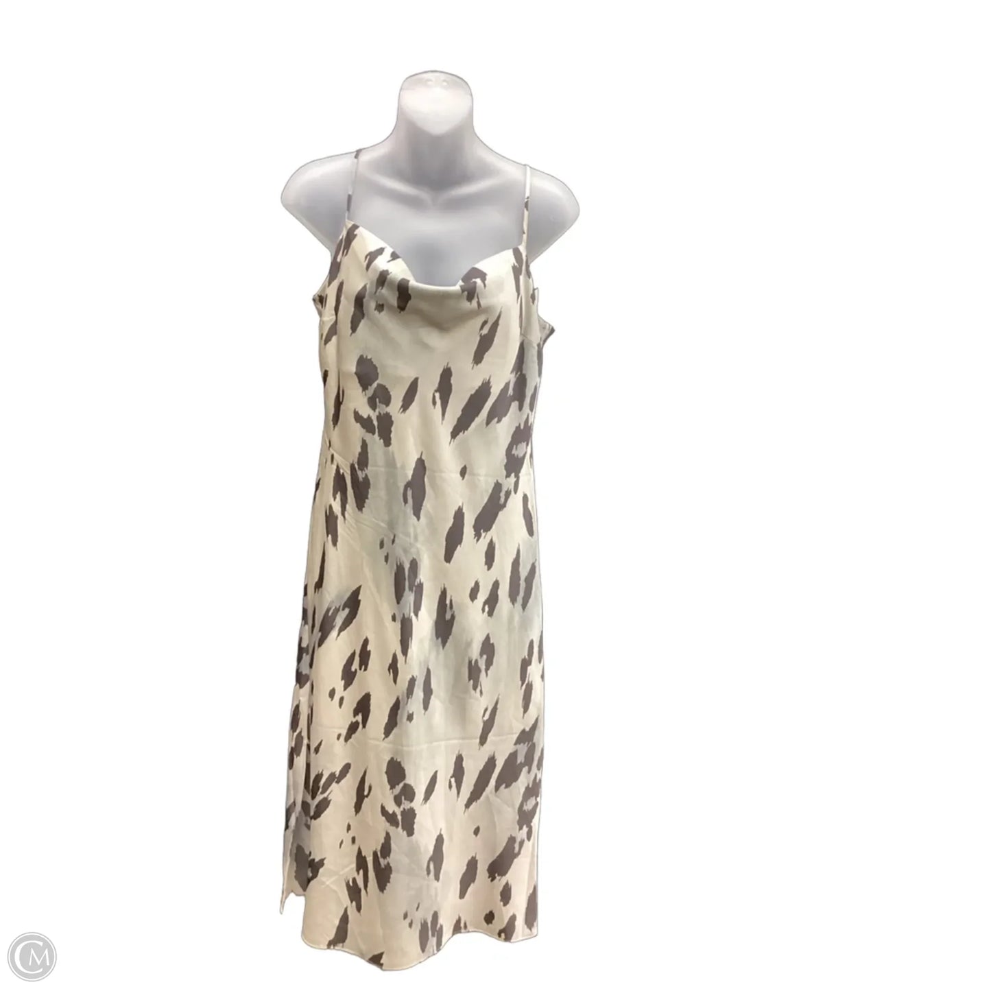 Dress Party Midi By Express In Animal Print, Size: M