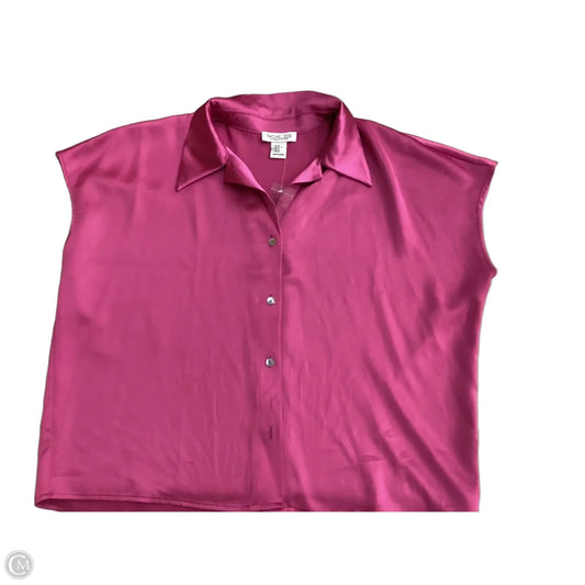 Blouse Sleeveless By Rachel Zoe In Pink, Size: Xl