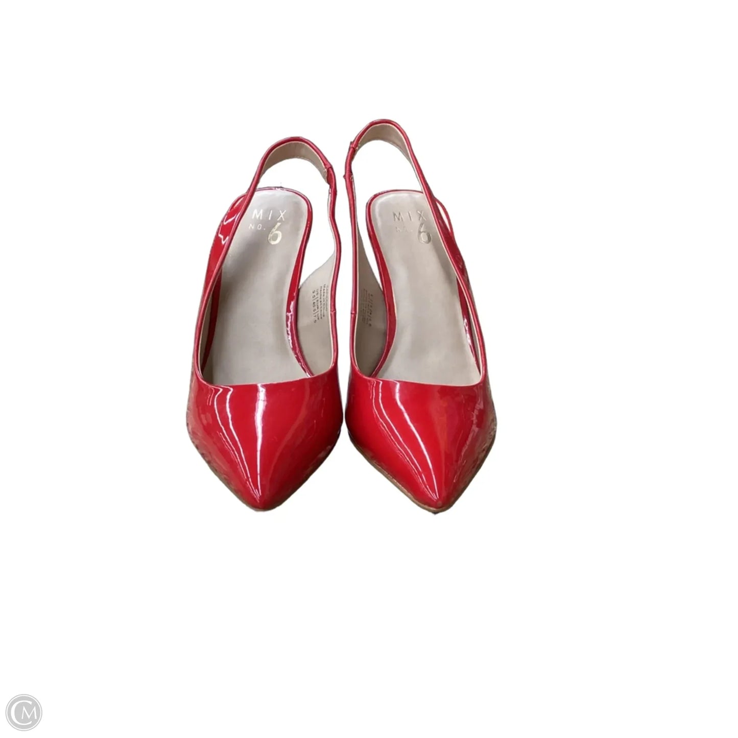 Shoes Heels Stiletto By Mix No 6 In Red, Size: 9.5