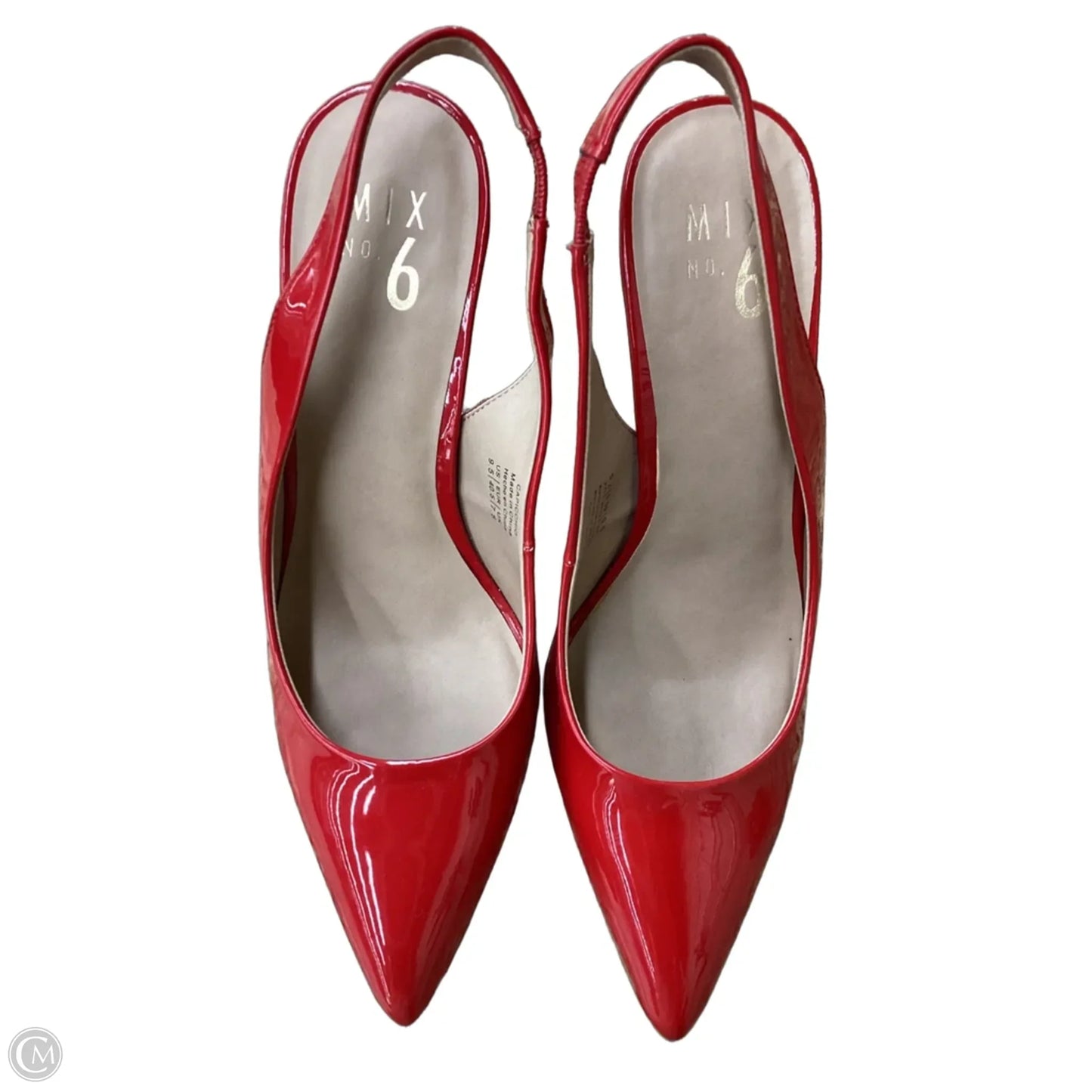 Shoes Heels Stiletto By Mix No 6 In Red, Size: 9.5