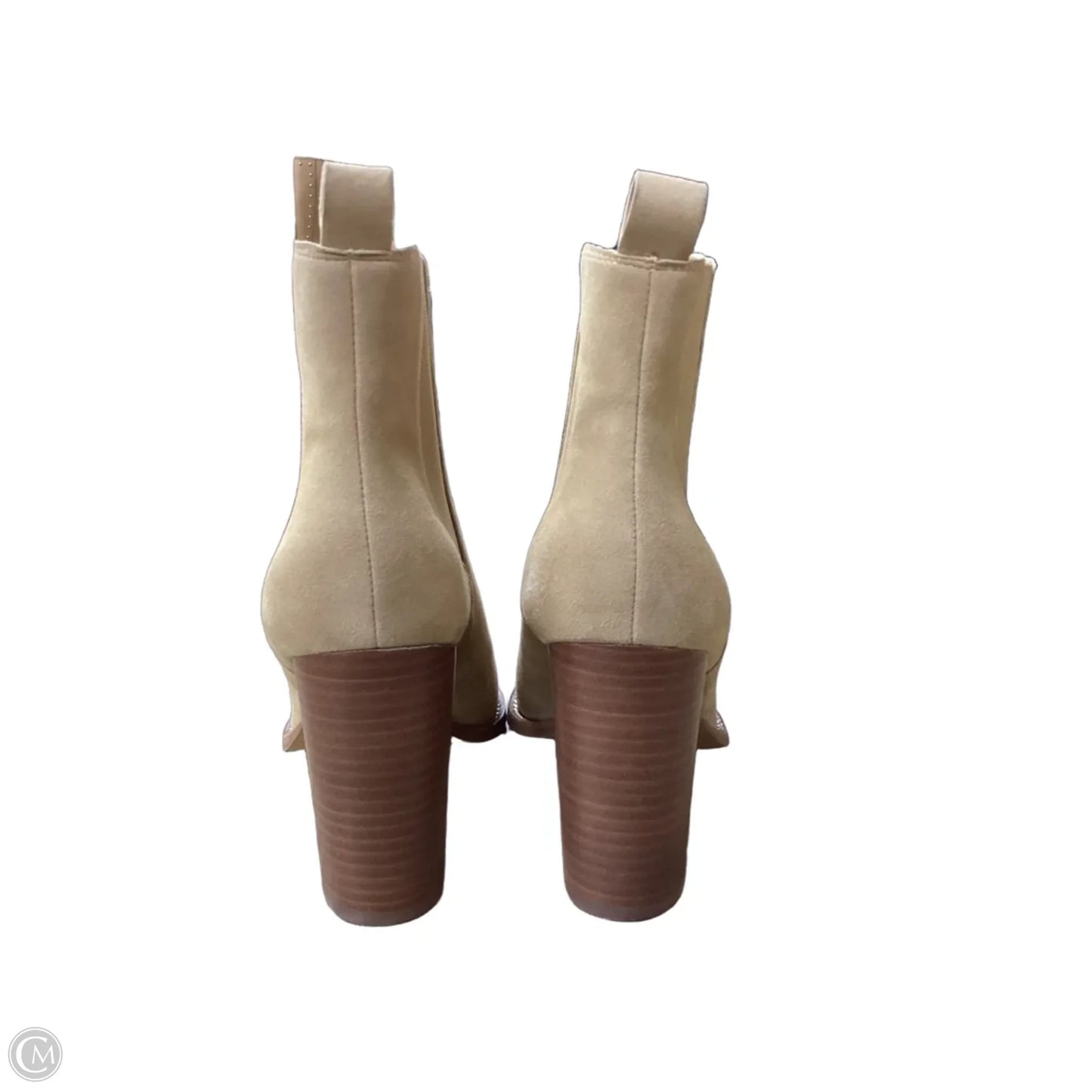 Boots Mid-calf Heels By Vince Camuto In Tan, Size: 10