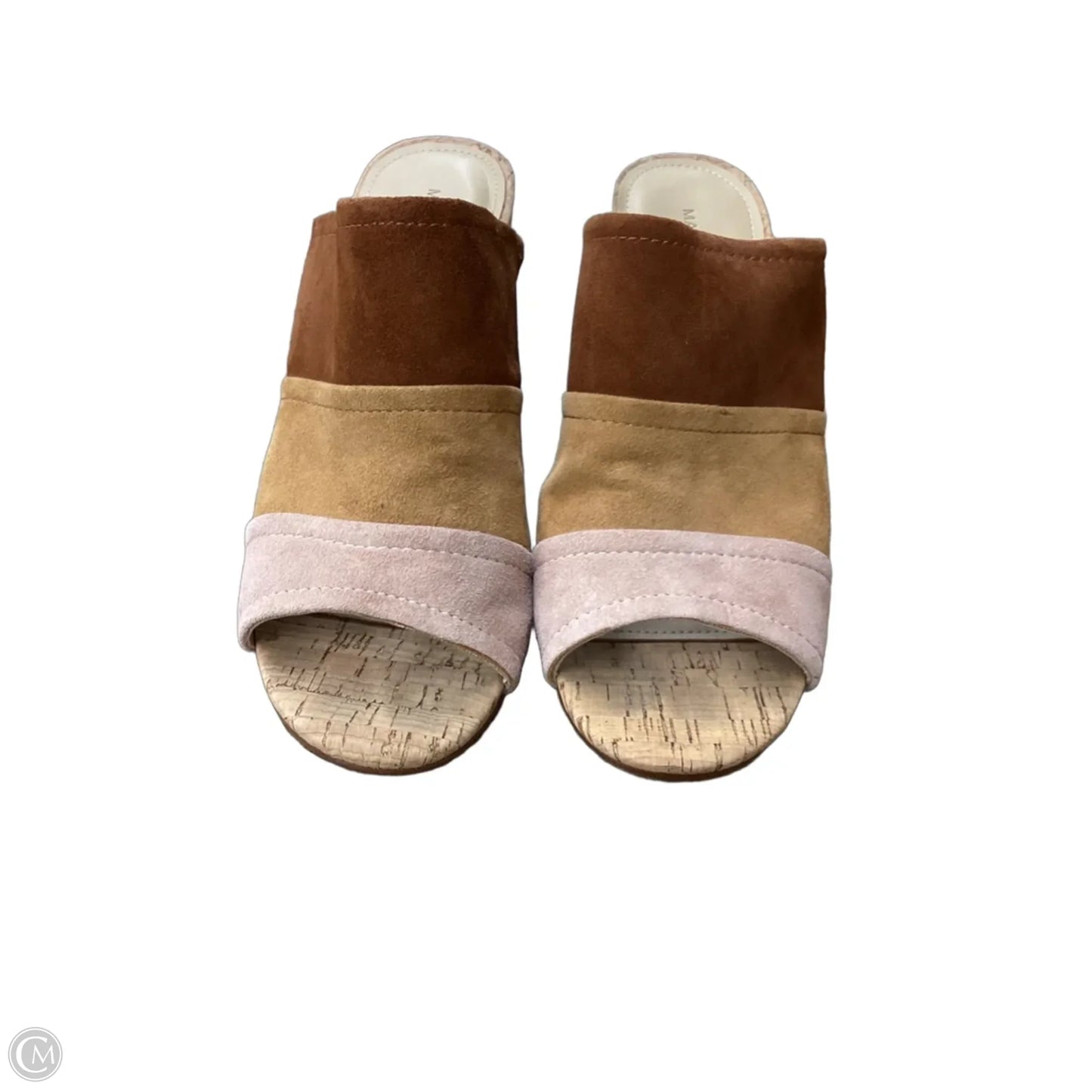 Shoes Heels Block By Marc Fisher In Tan, Size: 9
