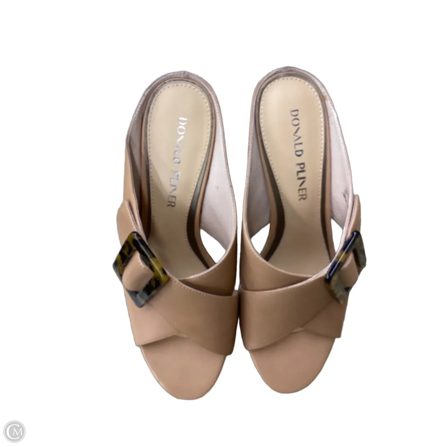 Shoes Heels Block By Donald Pliner In Beige, Size: 9