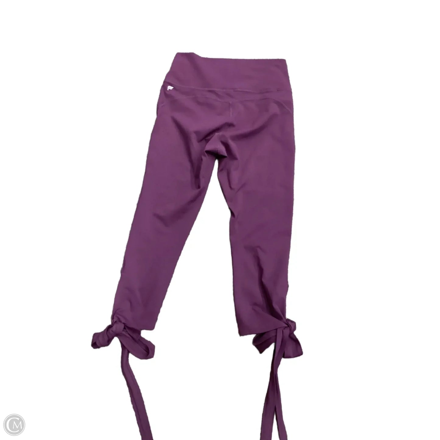 Athletic Leggings Capris By Fabletics In Maroon, Size: S
