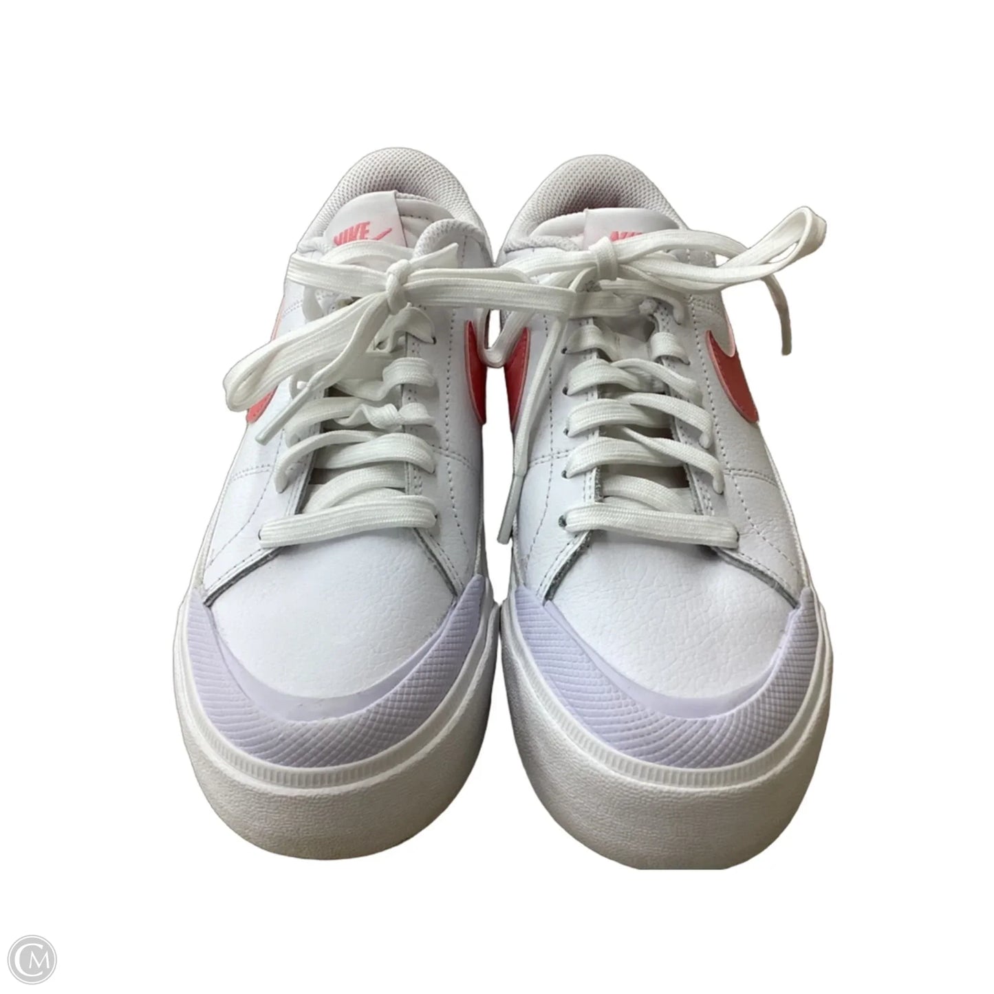 Shoes Sneakers By Nike In Pink & White, Size: 6.5