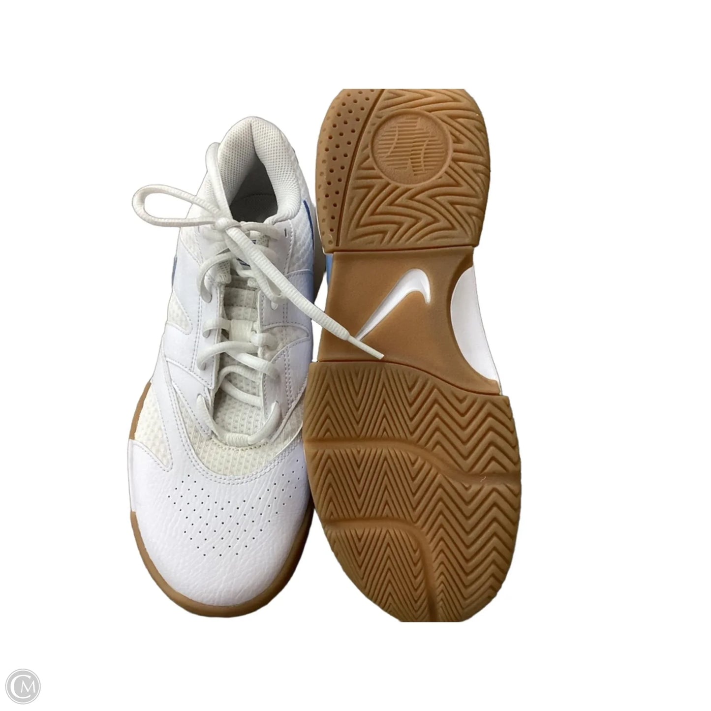Shoes Athletic By Nike In Blue & White, Size: 9