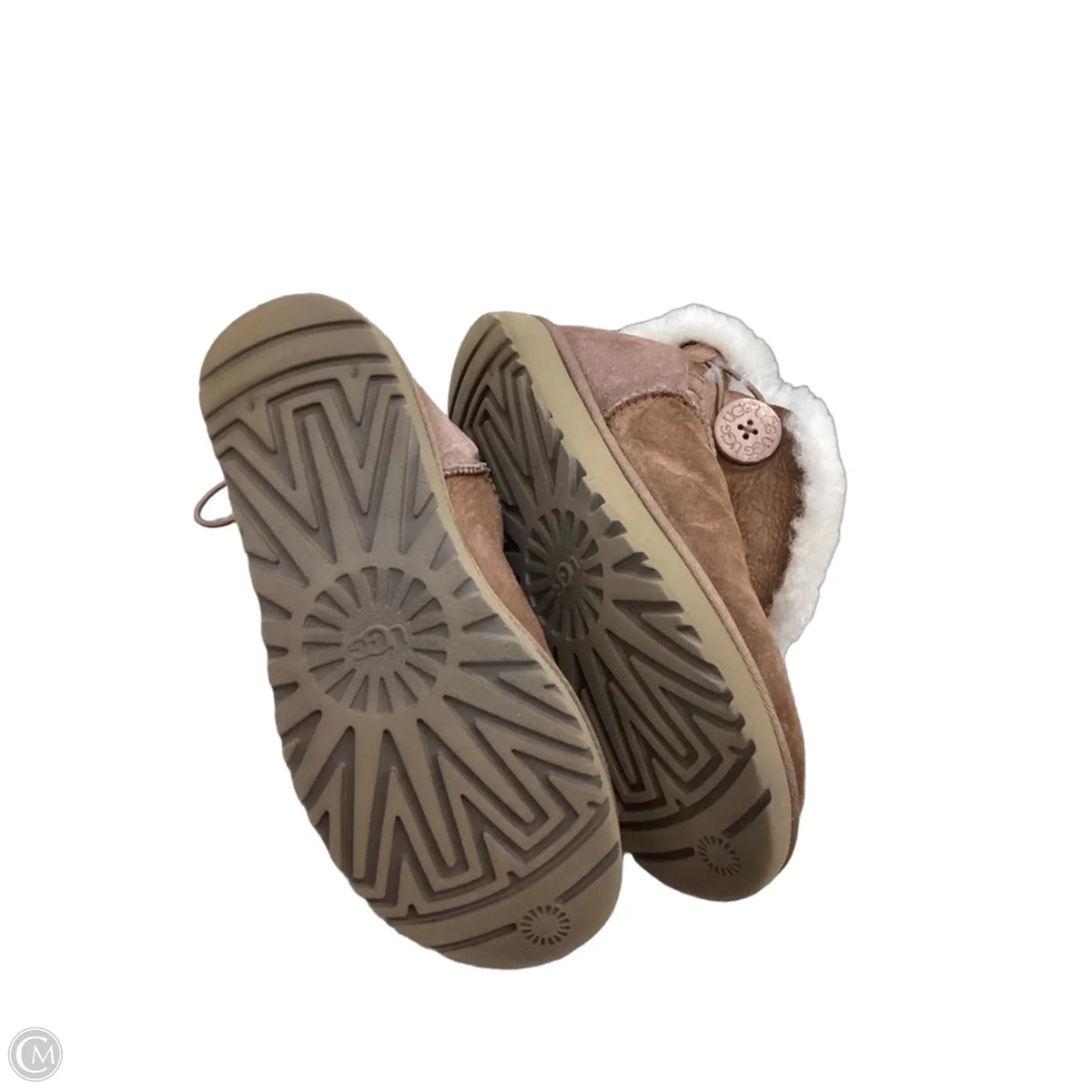 Boots Designer By Ugg In Brown, Size: 7