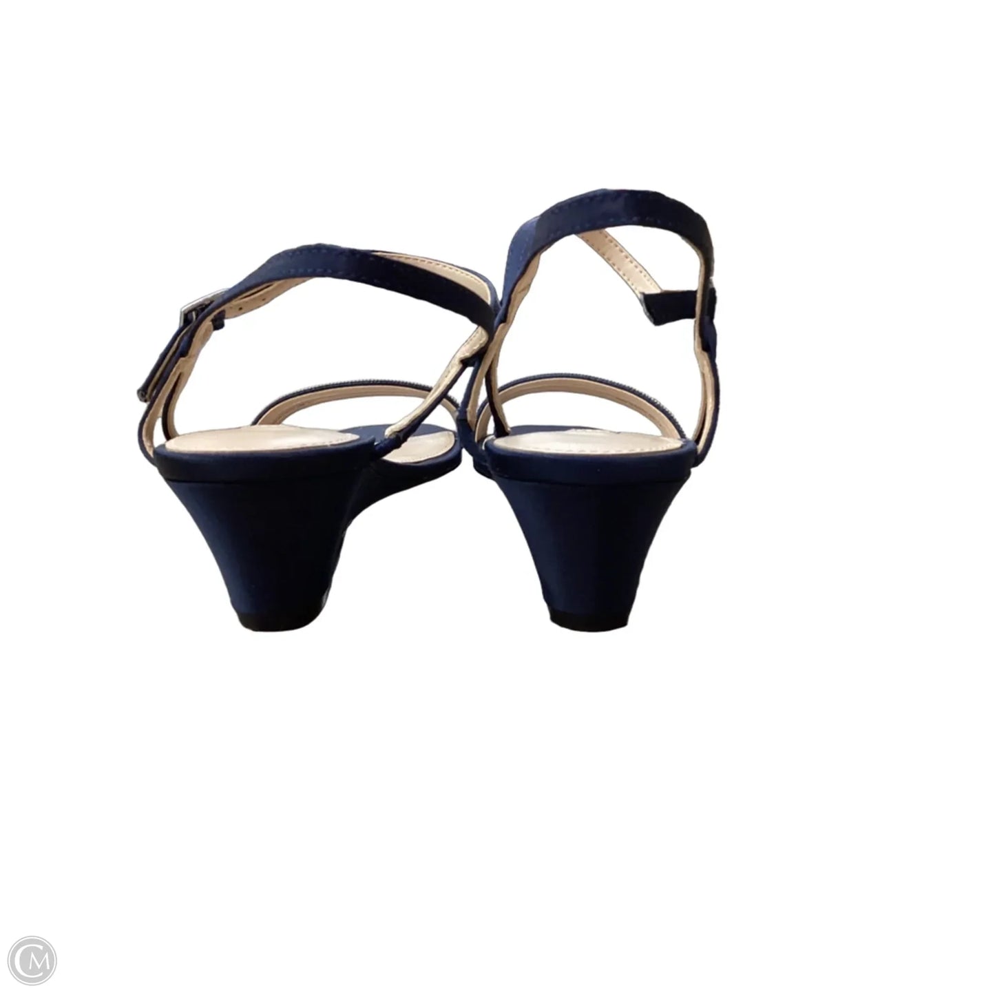 Shoes Heels Wedge By Nina In Blue, Size: 8
