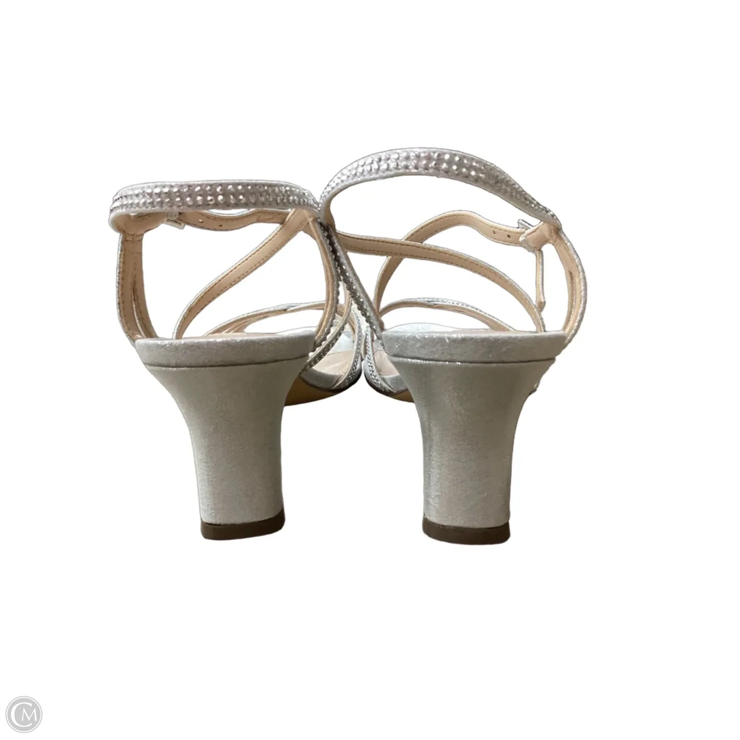 Shoes Heels Kitten By Nina In Silver, Size: 8