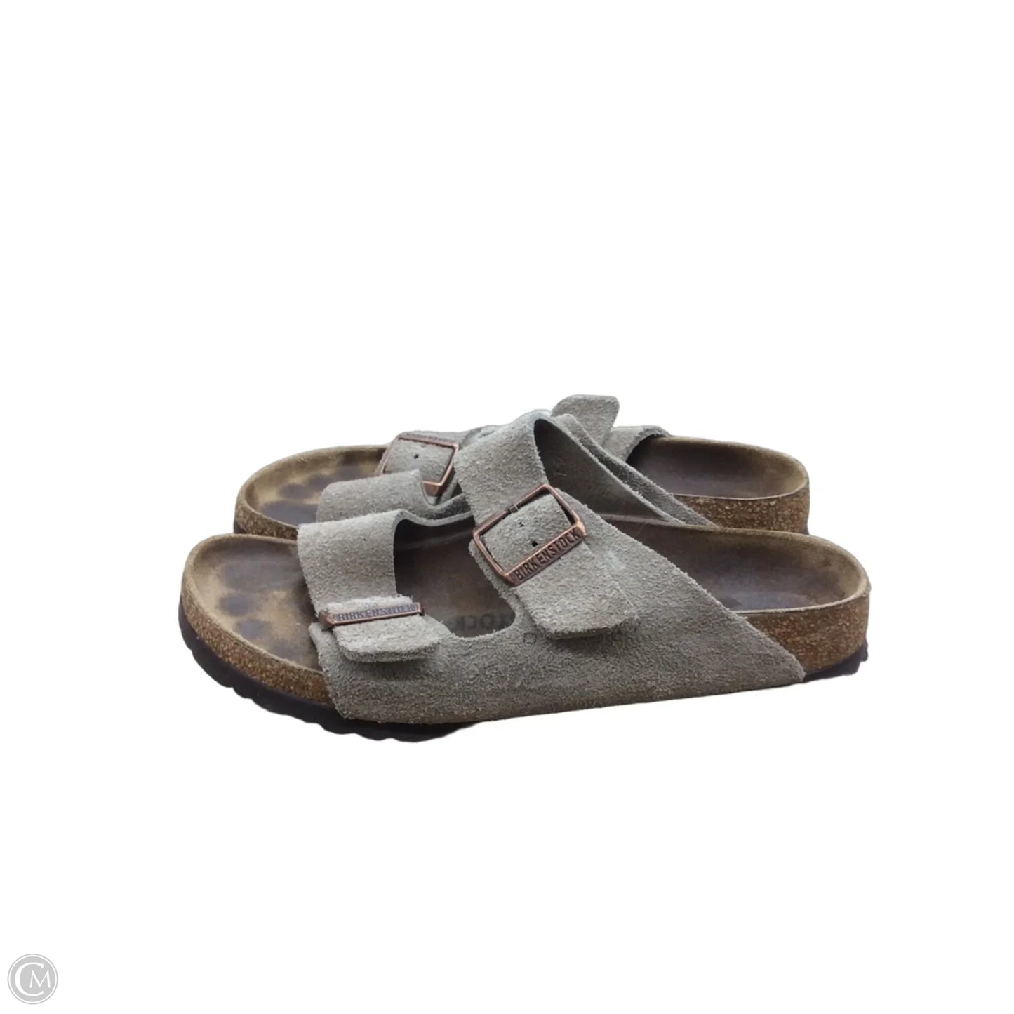 Sandals Flats By Birkenstock In Taupe, Size: 8.5
