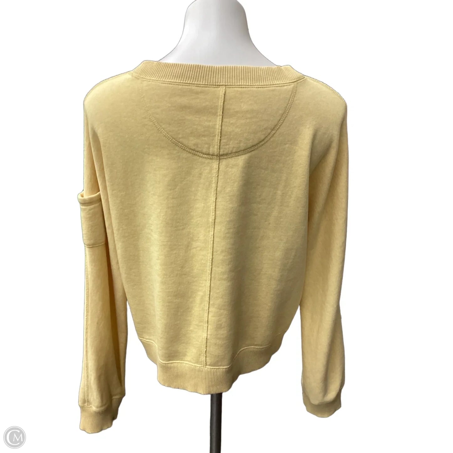 Top Long Sleeve By J. Jill In Yellow, Size: S