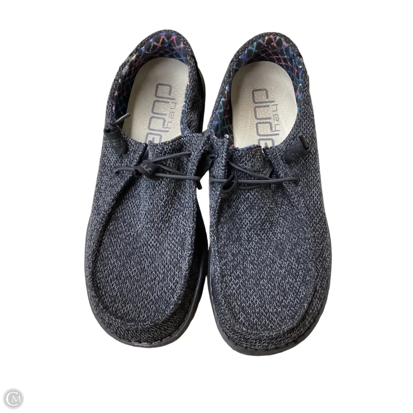 Shoes Flats By Hey Dude In Black, Size: 9