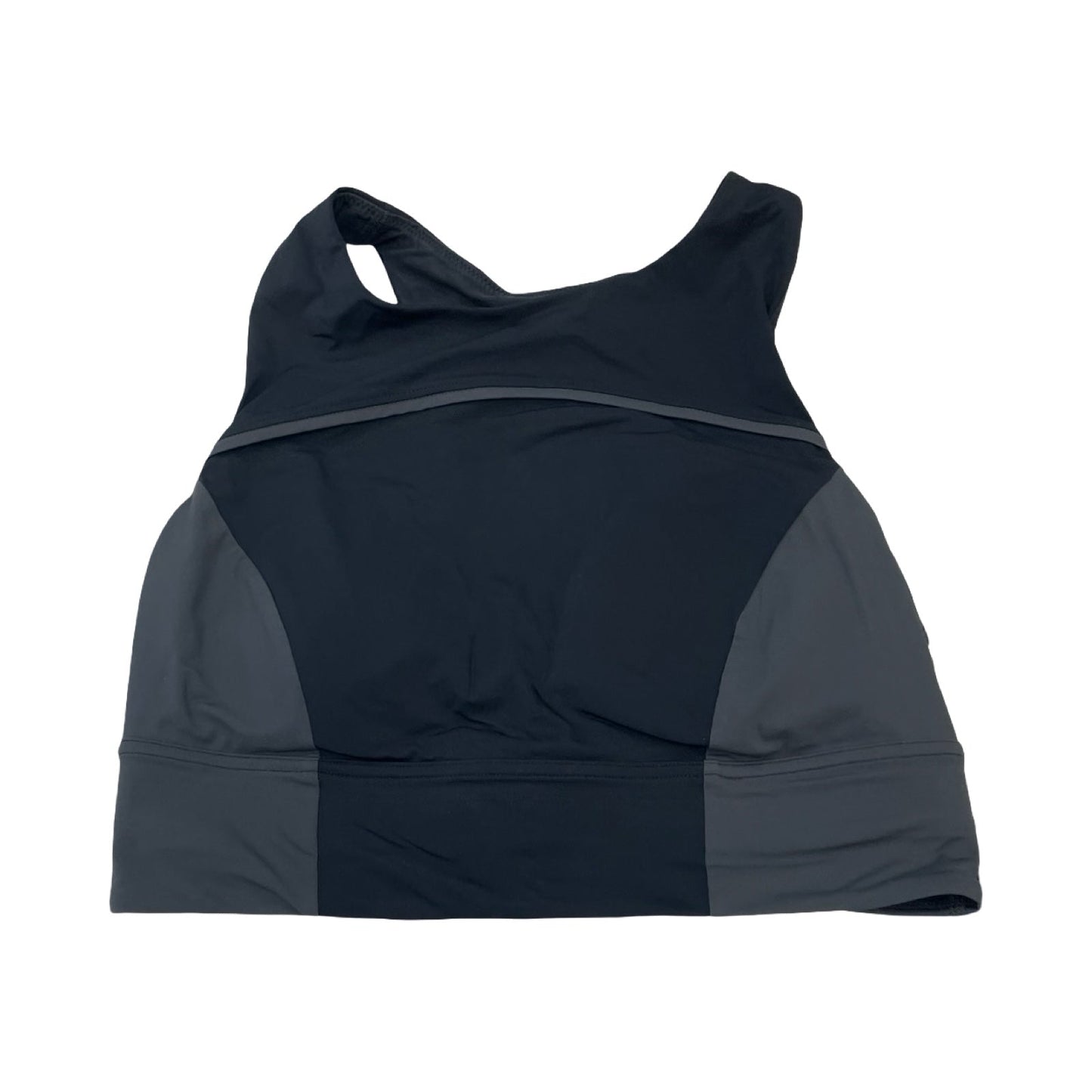Athletic Bra By Lululemon In Black & Grey, Size:S