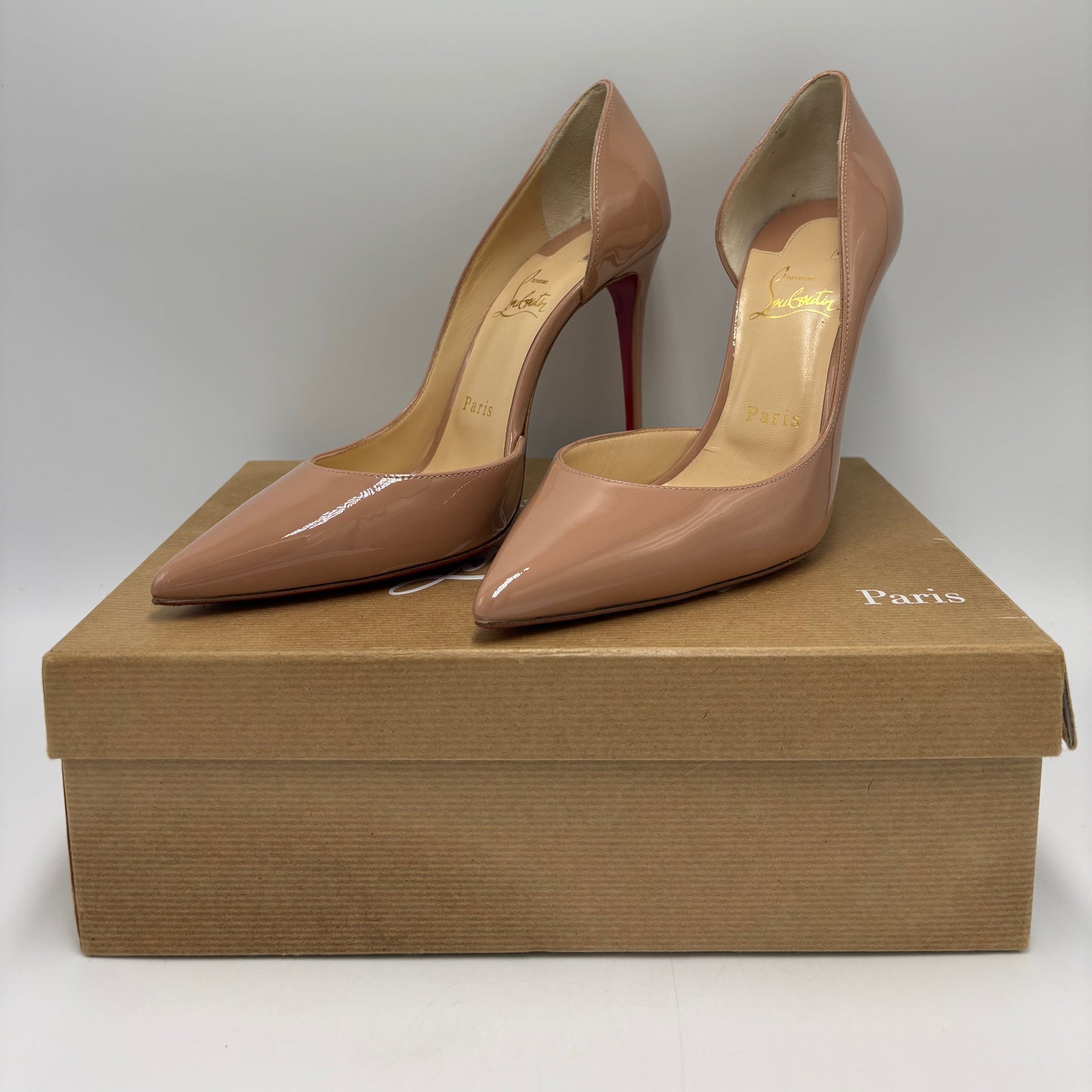 Christian Louboutin Iriza 100 Patent Luxury Heels, Size: 9 / 39