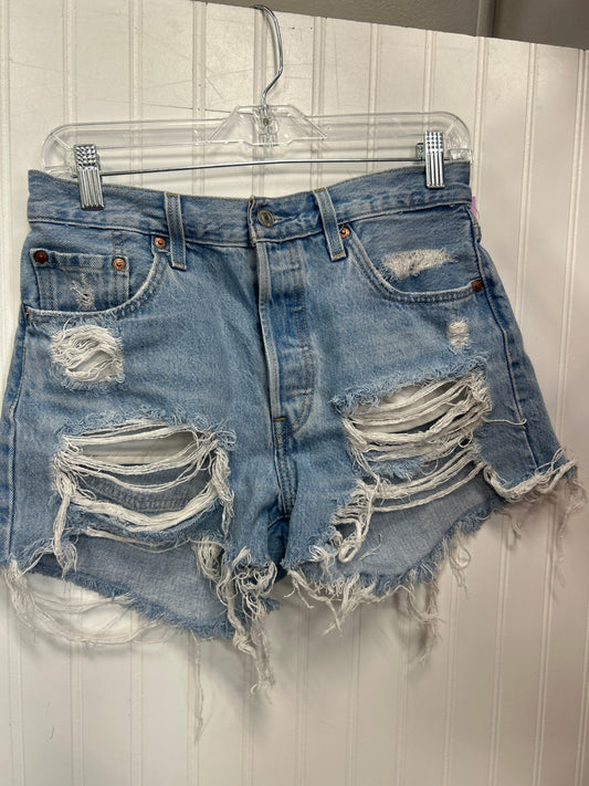 Shorts By Levis In Blue Denim, Size:6