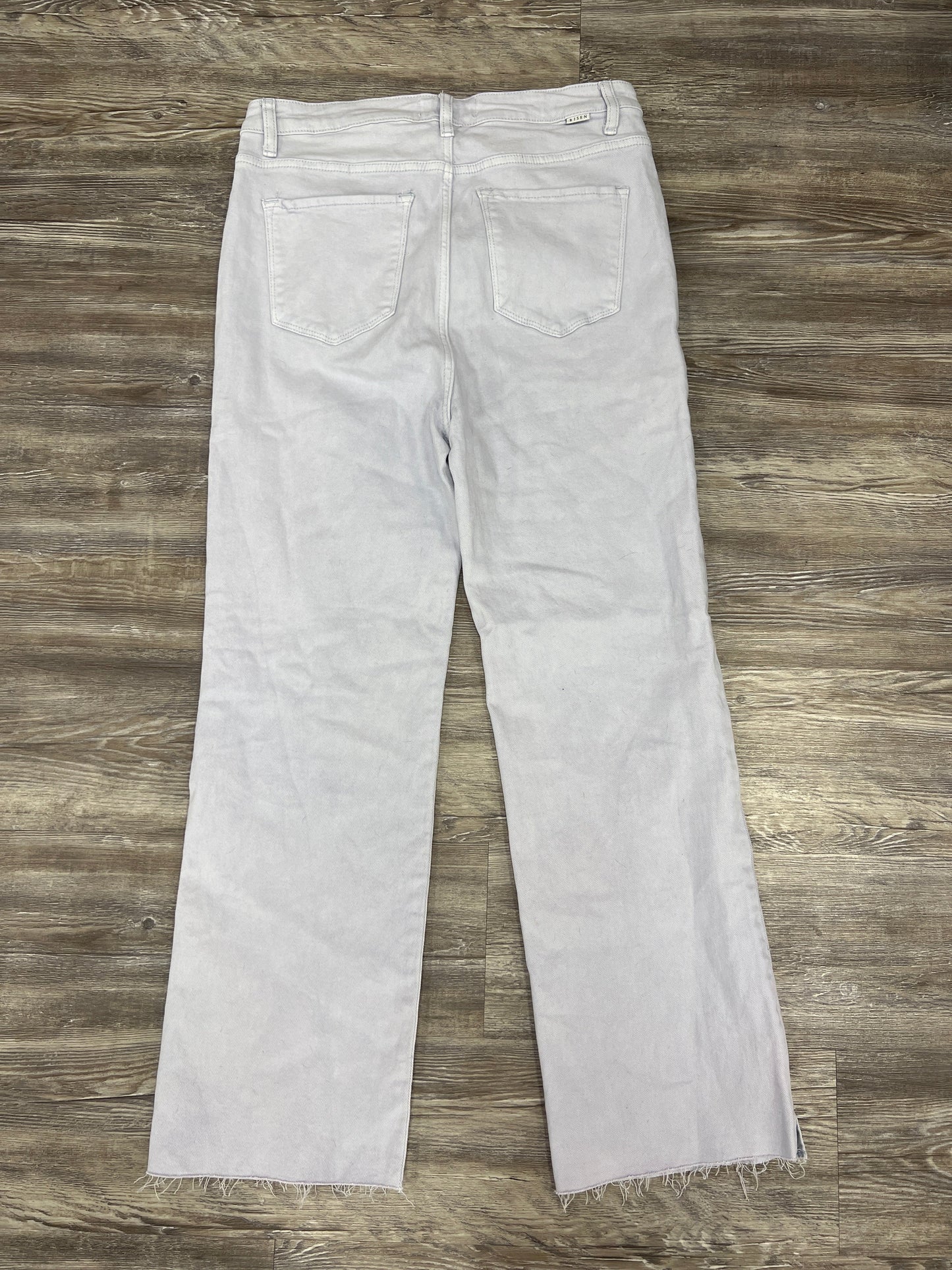 Purple Denim Jeans Flared Risen, Size 14