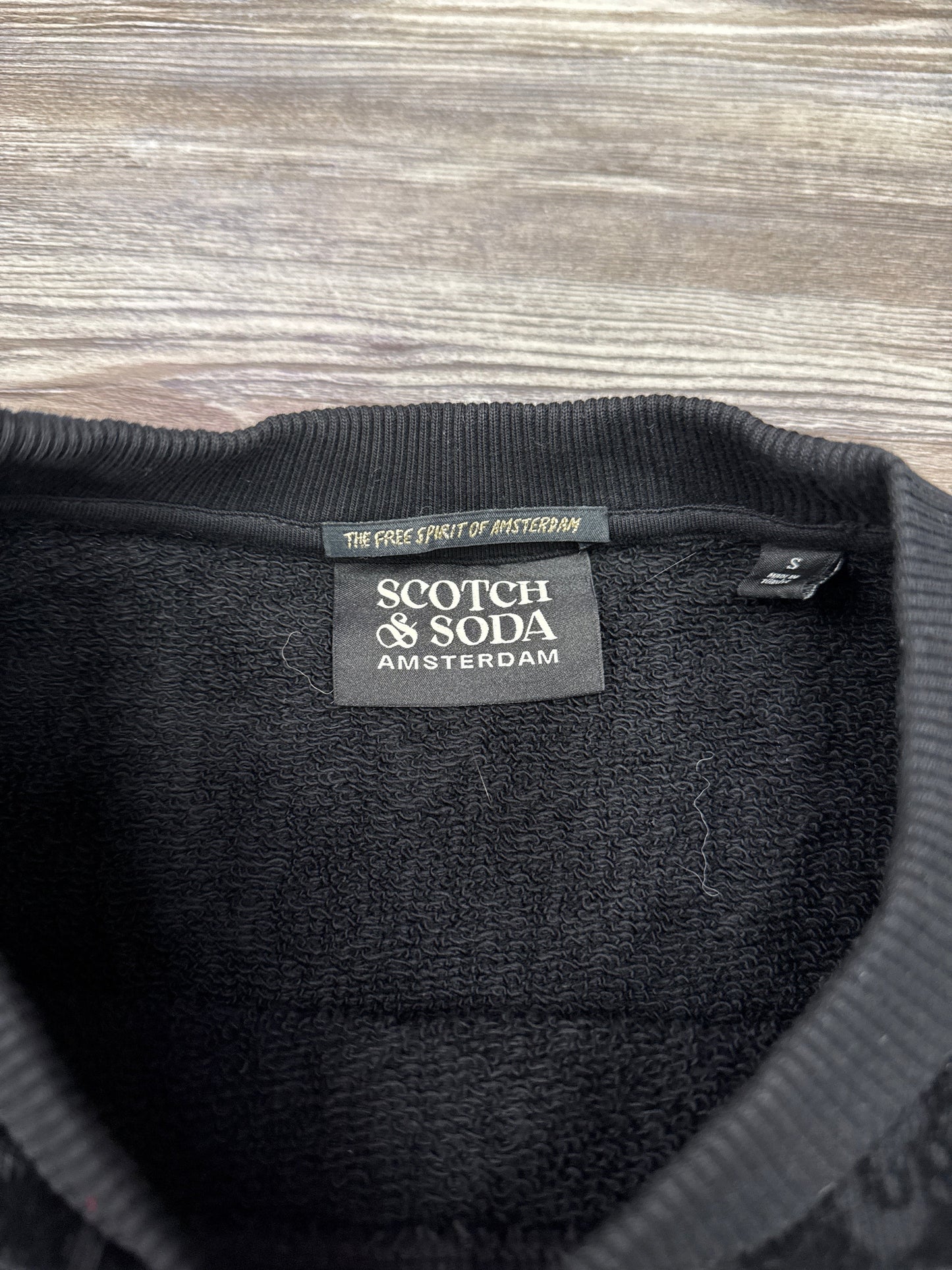 Sweatshirt Crewneck By Scotch & Soda In Black, Size: S