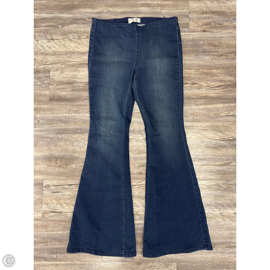 Jeans Flared By We The Free In Blue Denim, Size: 12