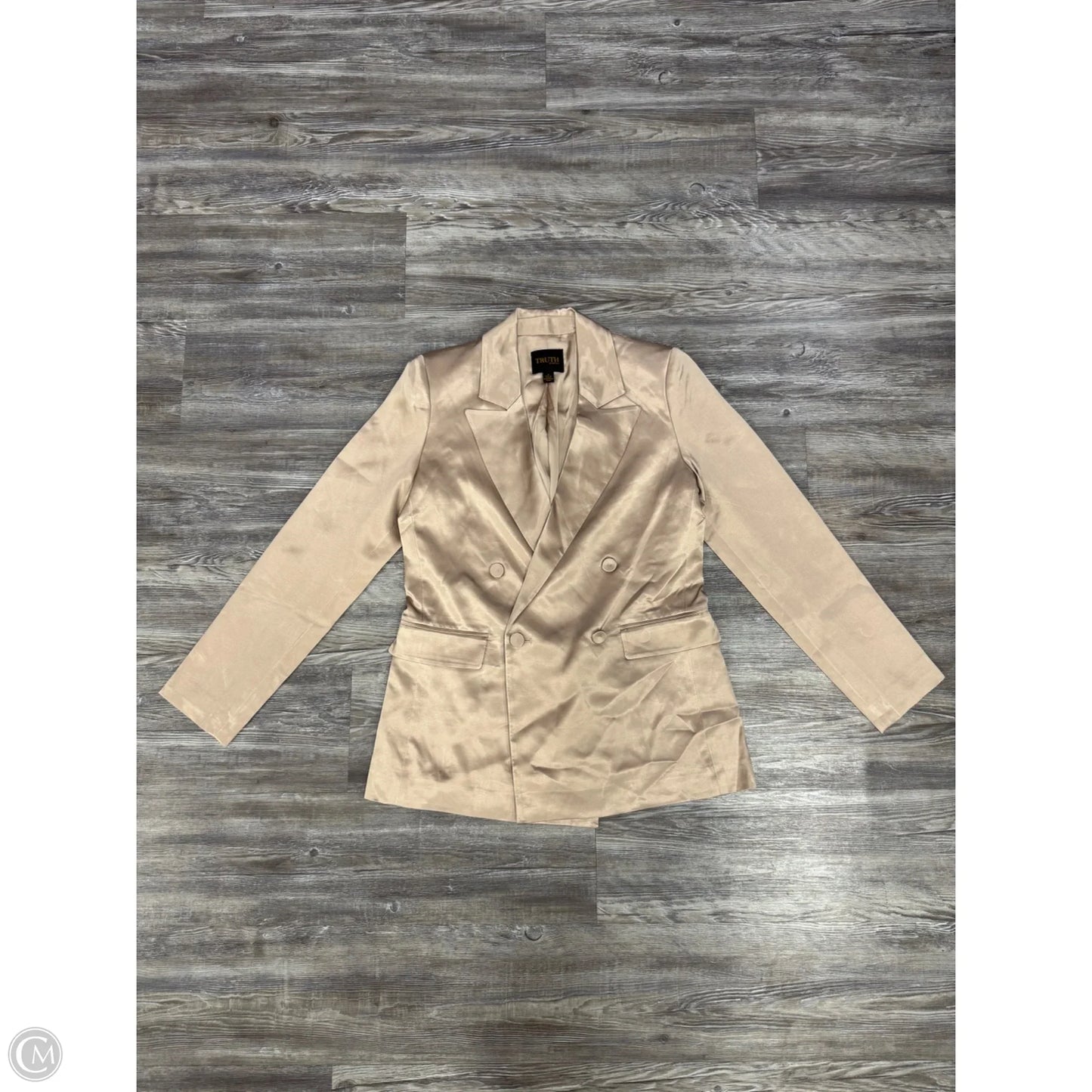 Blazer By Truth In Tan, Size: 4