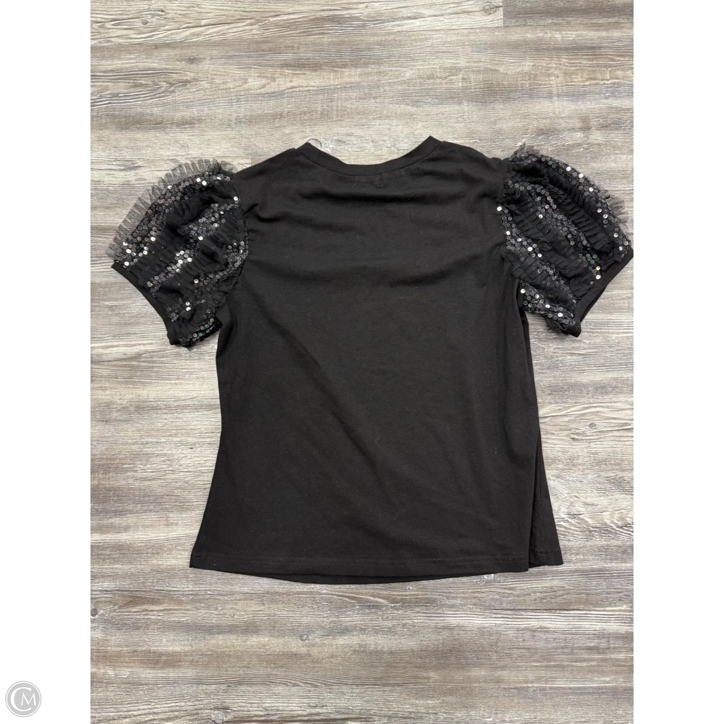 Top Short Sleeve By ontwelfth In Black, Size: M