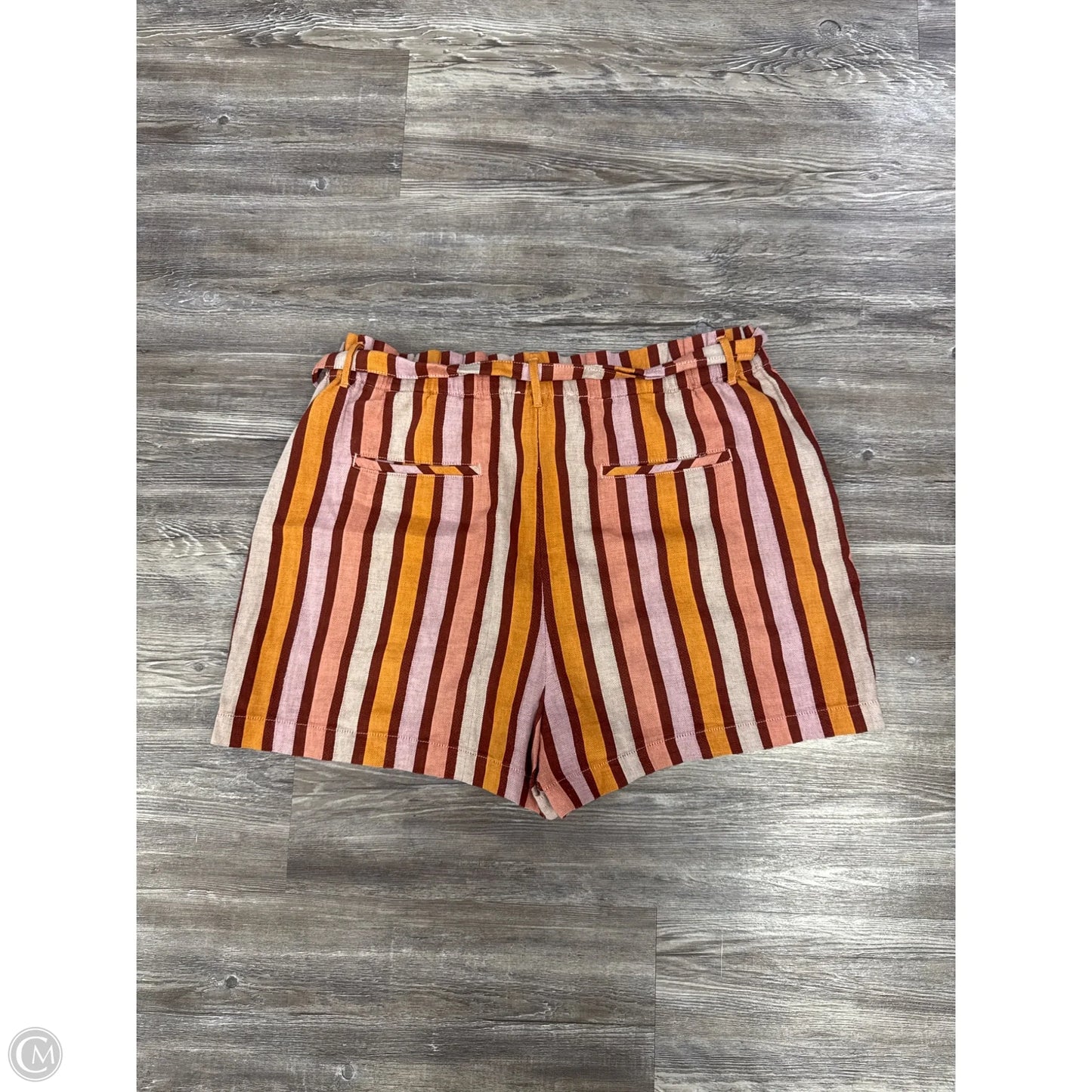 Shorts By Anthropologie In Red & Yellow, Size: Xl