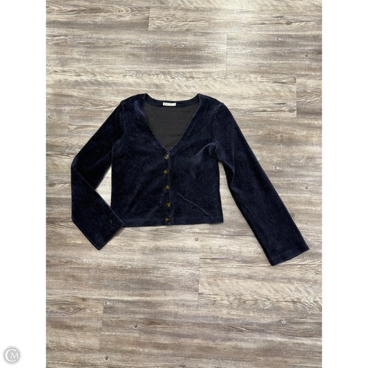 Sweater Cardigan By Marine Layer In Blue, Size: M