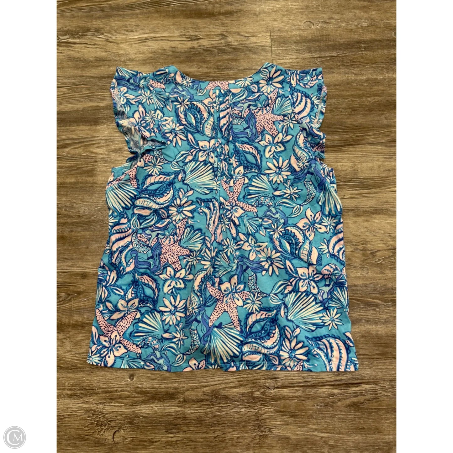 Top Sleeveless By Lilly Pulitzer In Blue, Size: S
