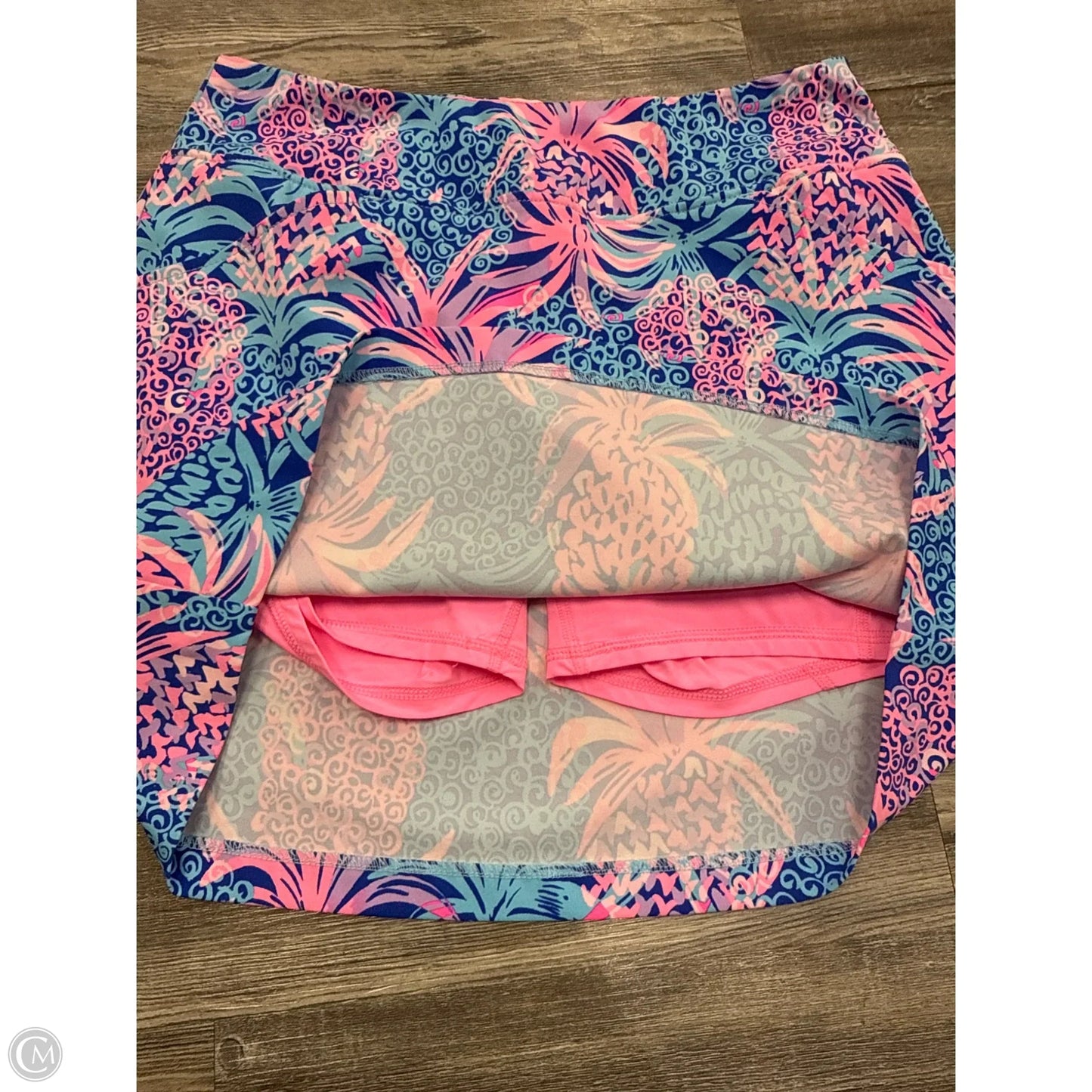 Skort Designer By Lilly Pulitzer In Blue & Pink, Size: 6