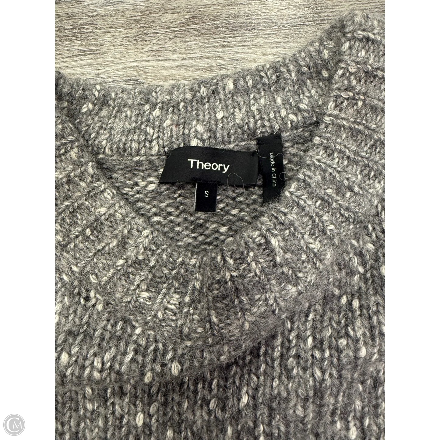 Sweater By Theory In Grey, Size: S