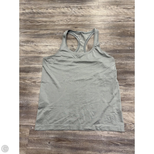 Athletic Tank Top By Lululemon In Grey, Size: L