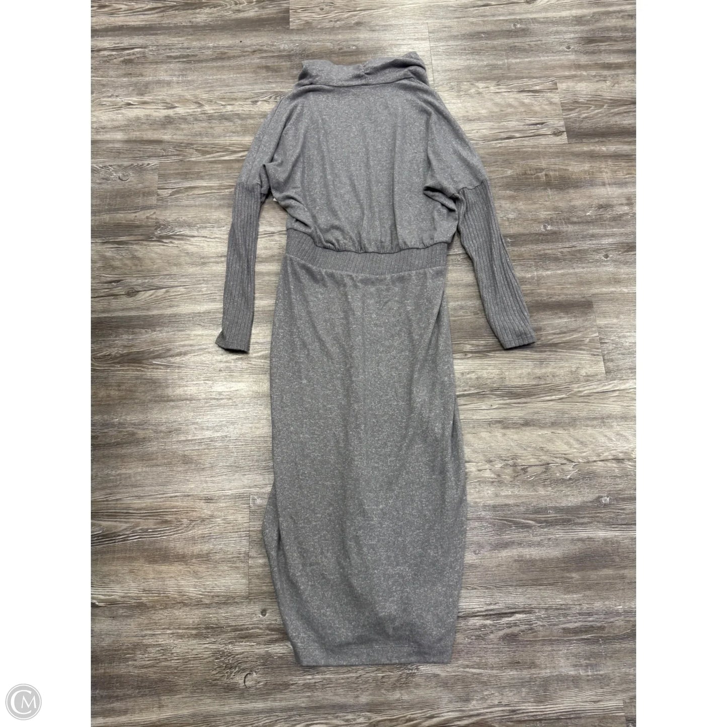 Dress Casual Midi By Daily Practice By Anthropologie In Grey, Size: L