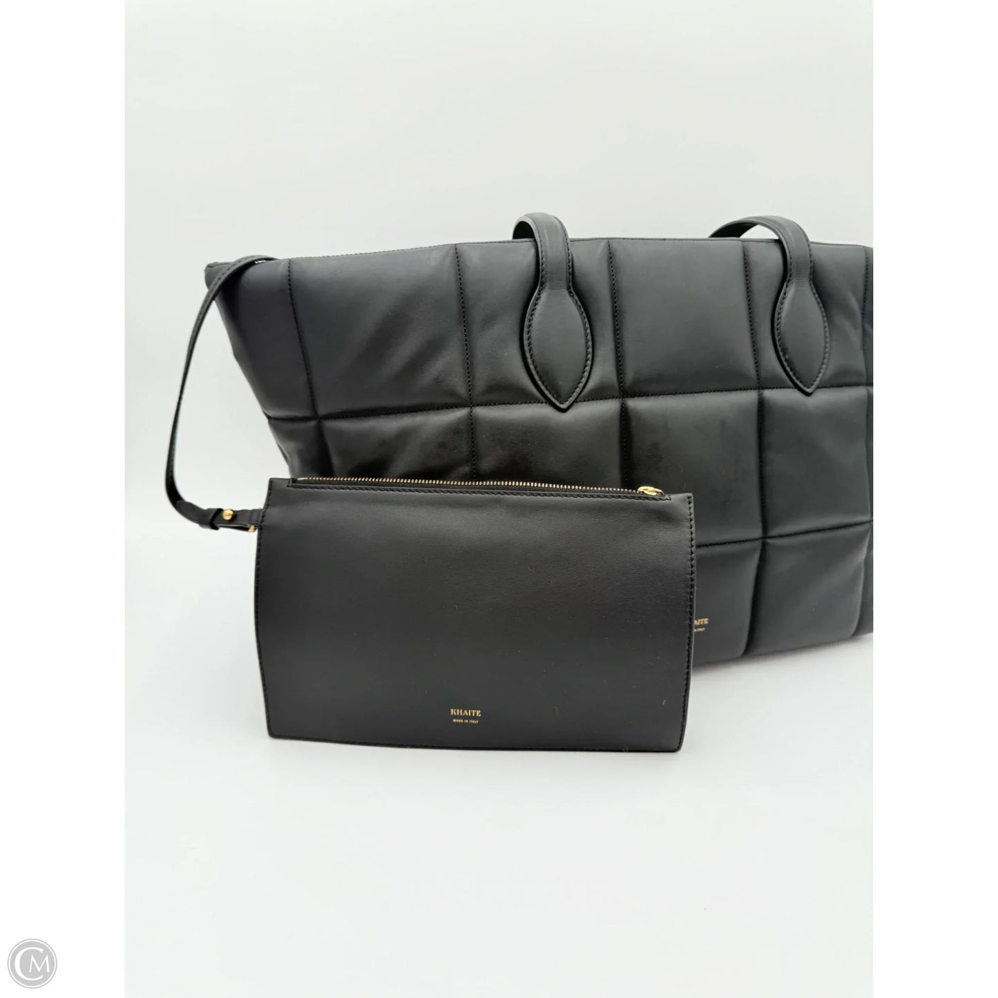 Handbag Leather By Khaite, Size: Large