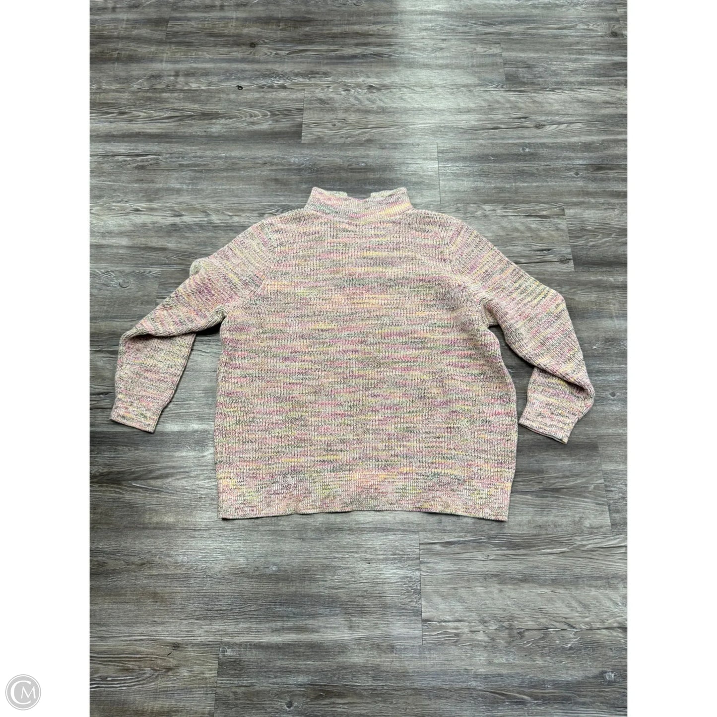 Sweater By Lands End In Pink, Size: 2x