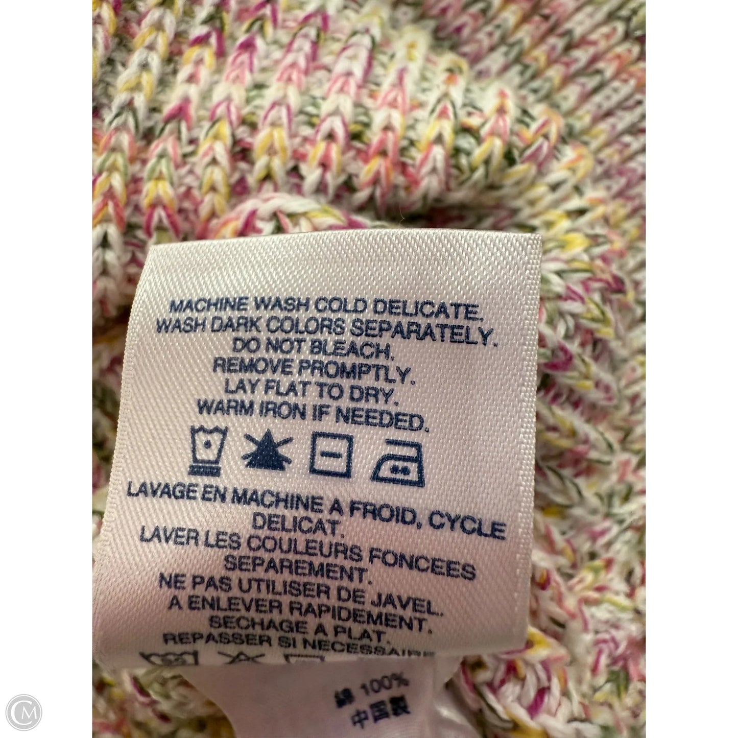 Sweater By Lands End In Pink, Size: 2x
