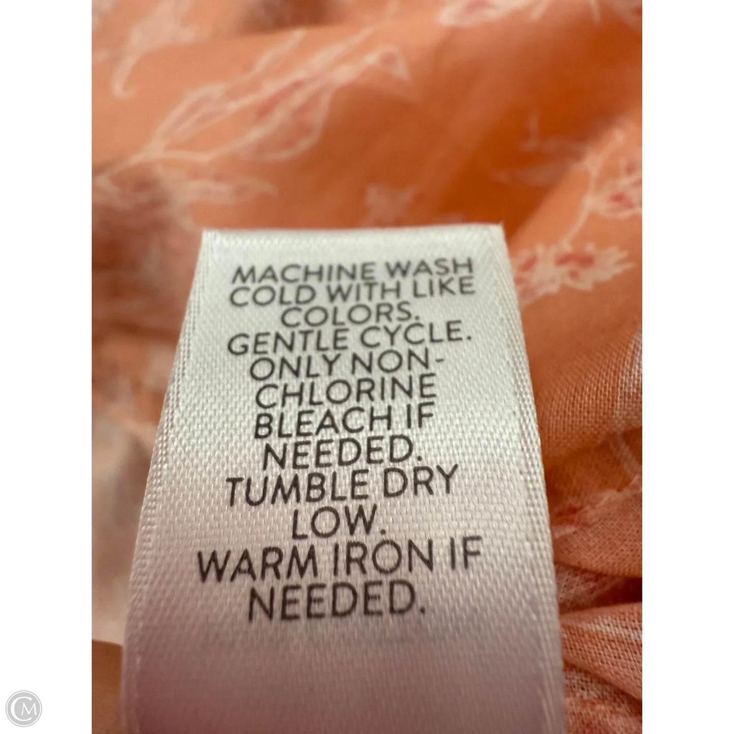 Top Long Sleeve By J. Jill In Peach, Size: 3x