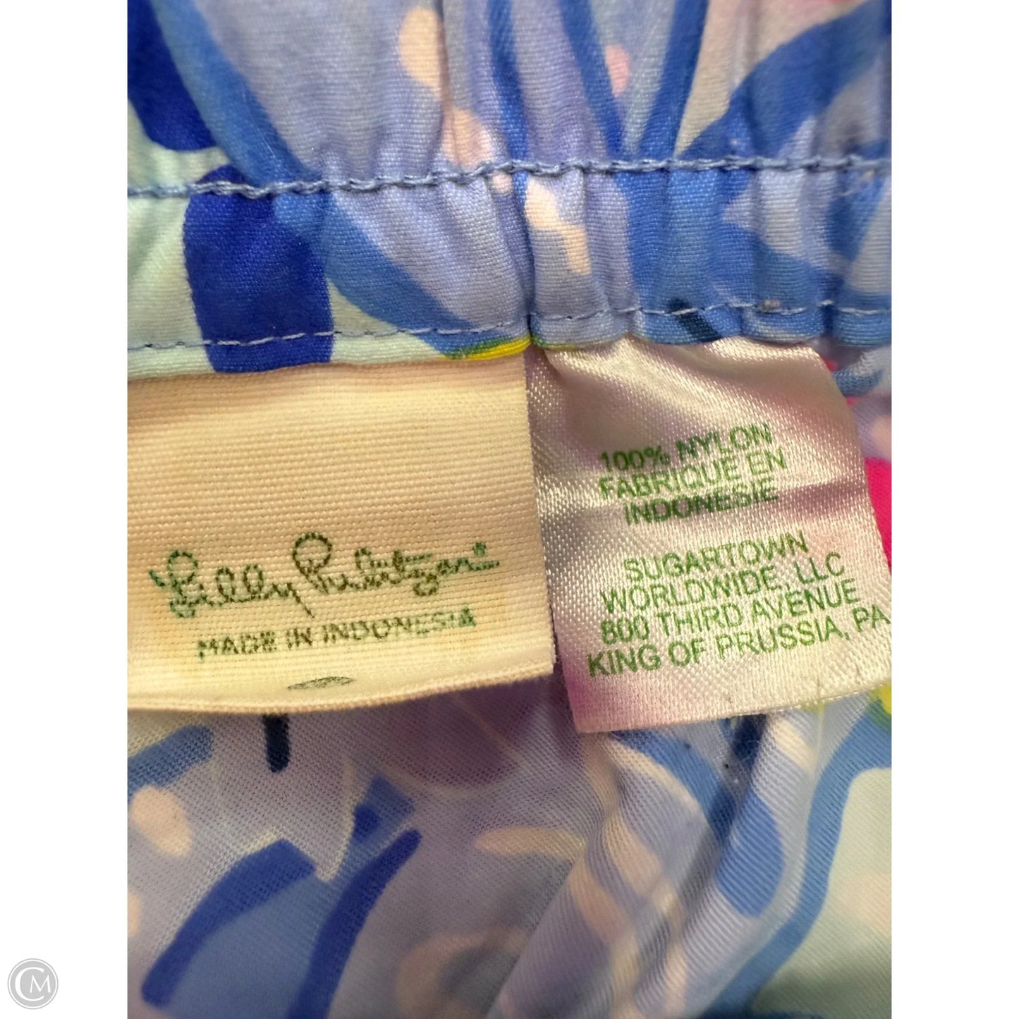 Shortalls Designer By Lilly Pulitzer In Blue, Size: Xs