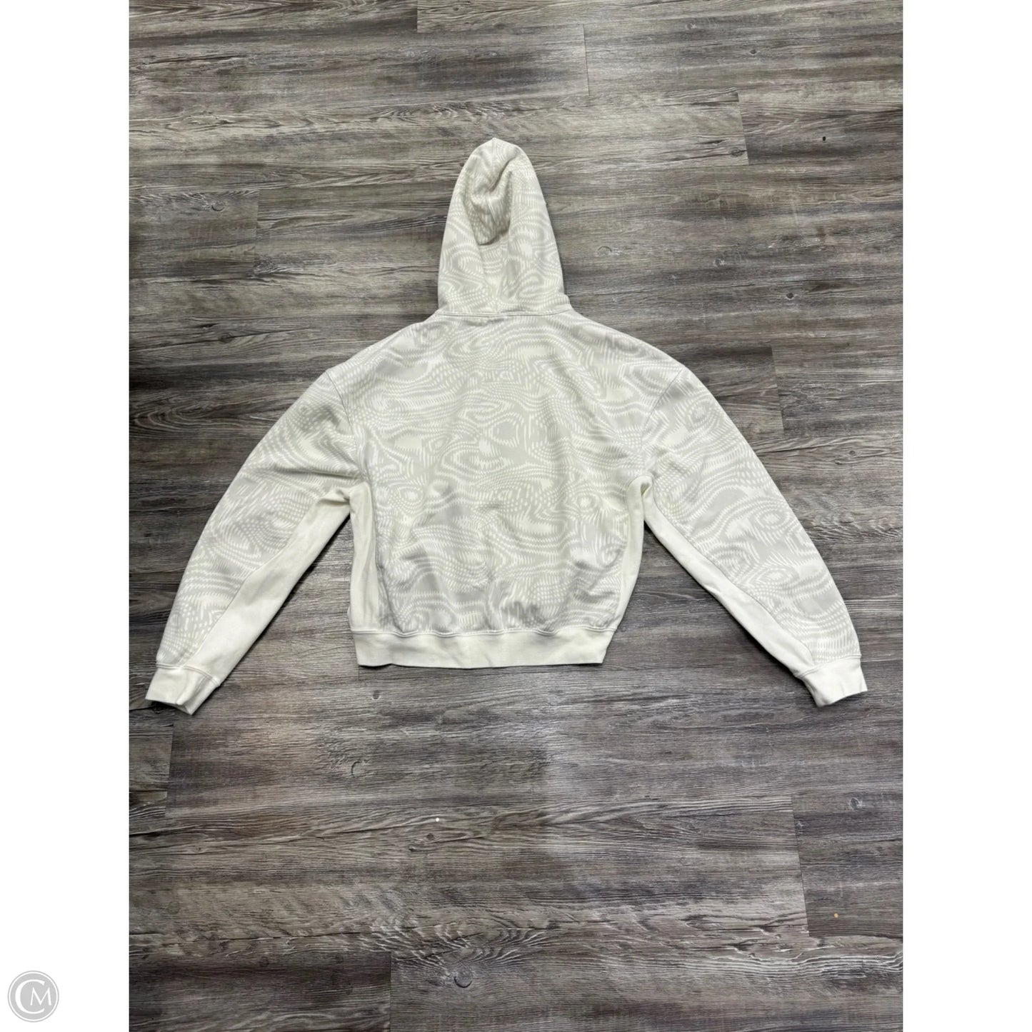 Athletic Sweatshirt Hoodie By Nike Apparel In White, Size: M