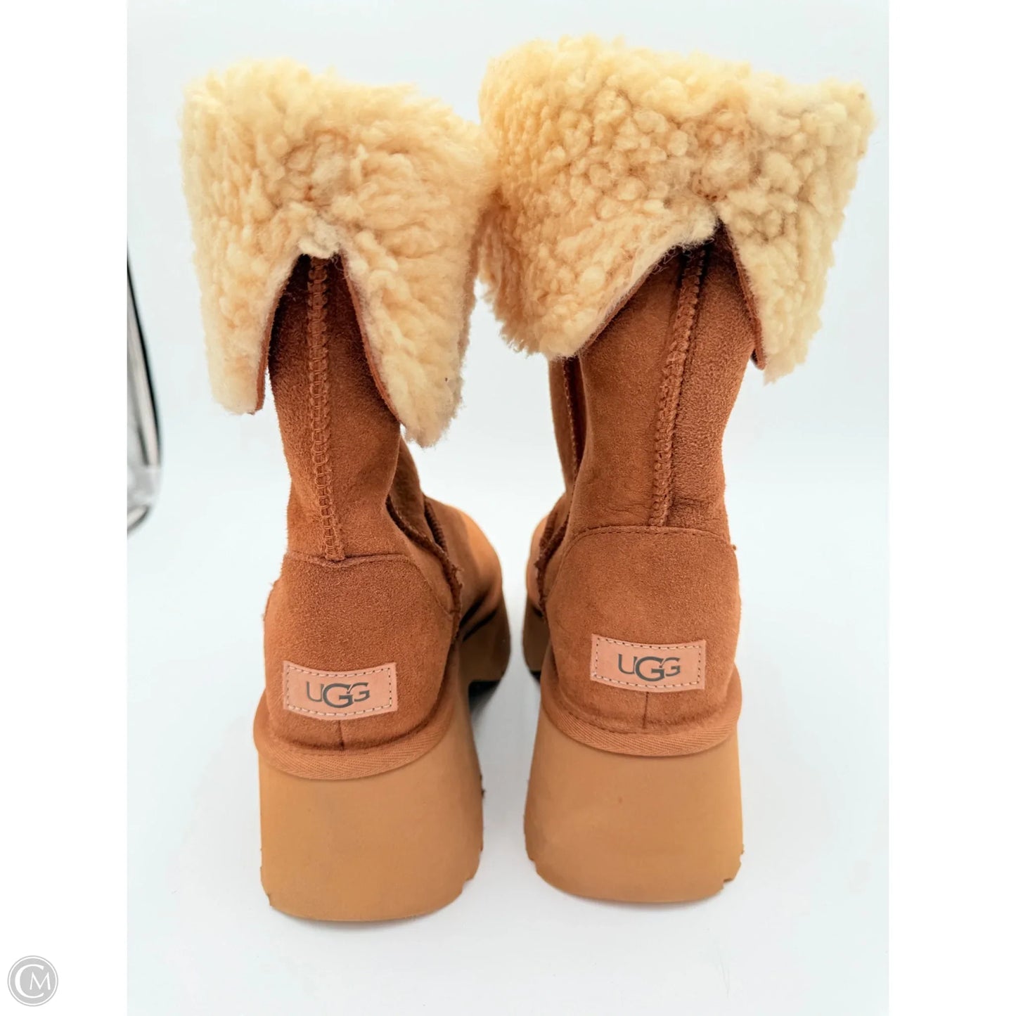Boots Designer By Ugg In Tan, Size: 9