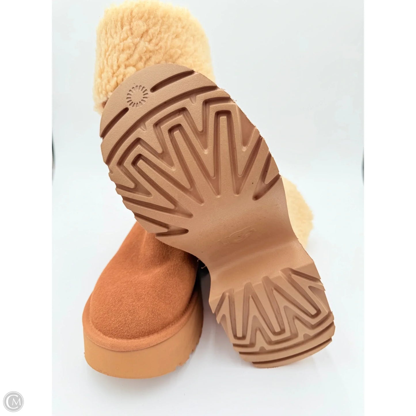 Boots Designer By Ugg In Tan, Size: 9