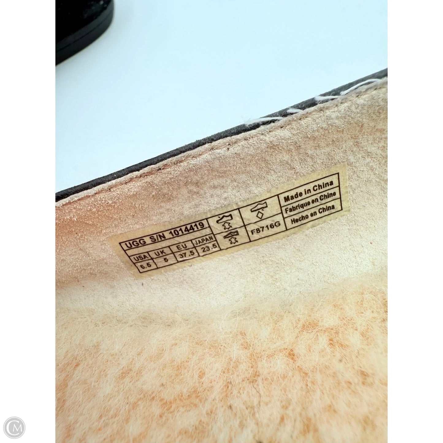 Shoes Designer By Ugg In Black, Size: 6.5