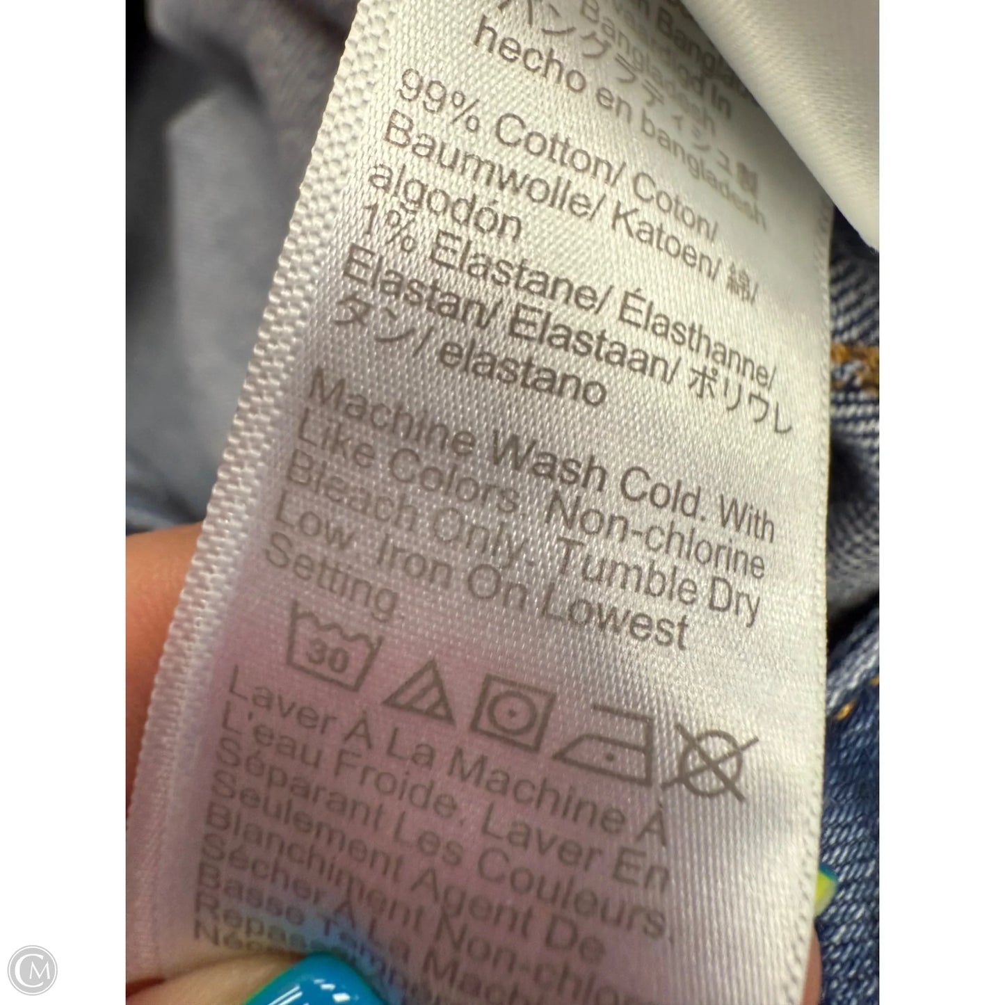 Jumpsuit By J. Crew In Blue Denim, Size: 8