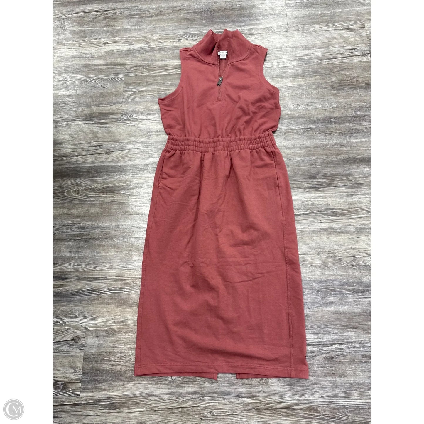 Dress Casual Midi By Athleta In Pink, Size: M