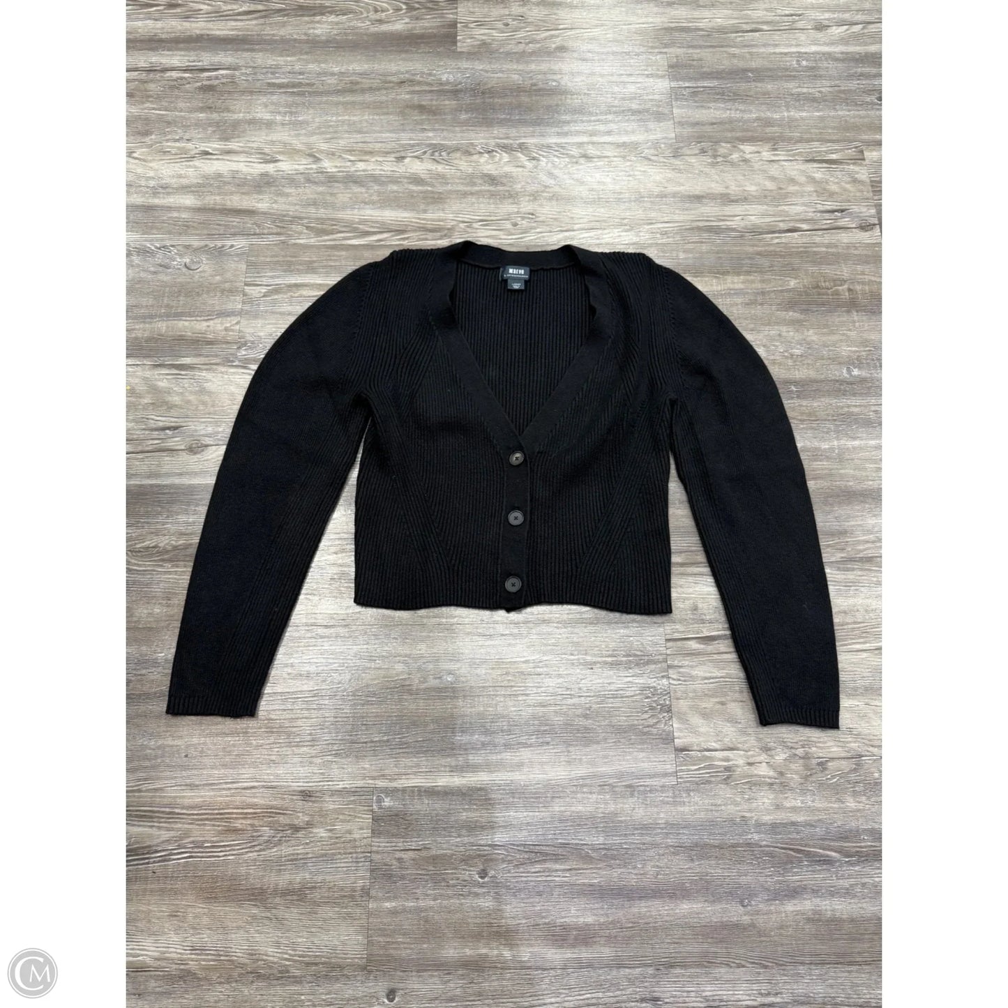 Sweater Cardigan By Maeve In Black, Size: L