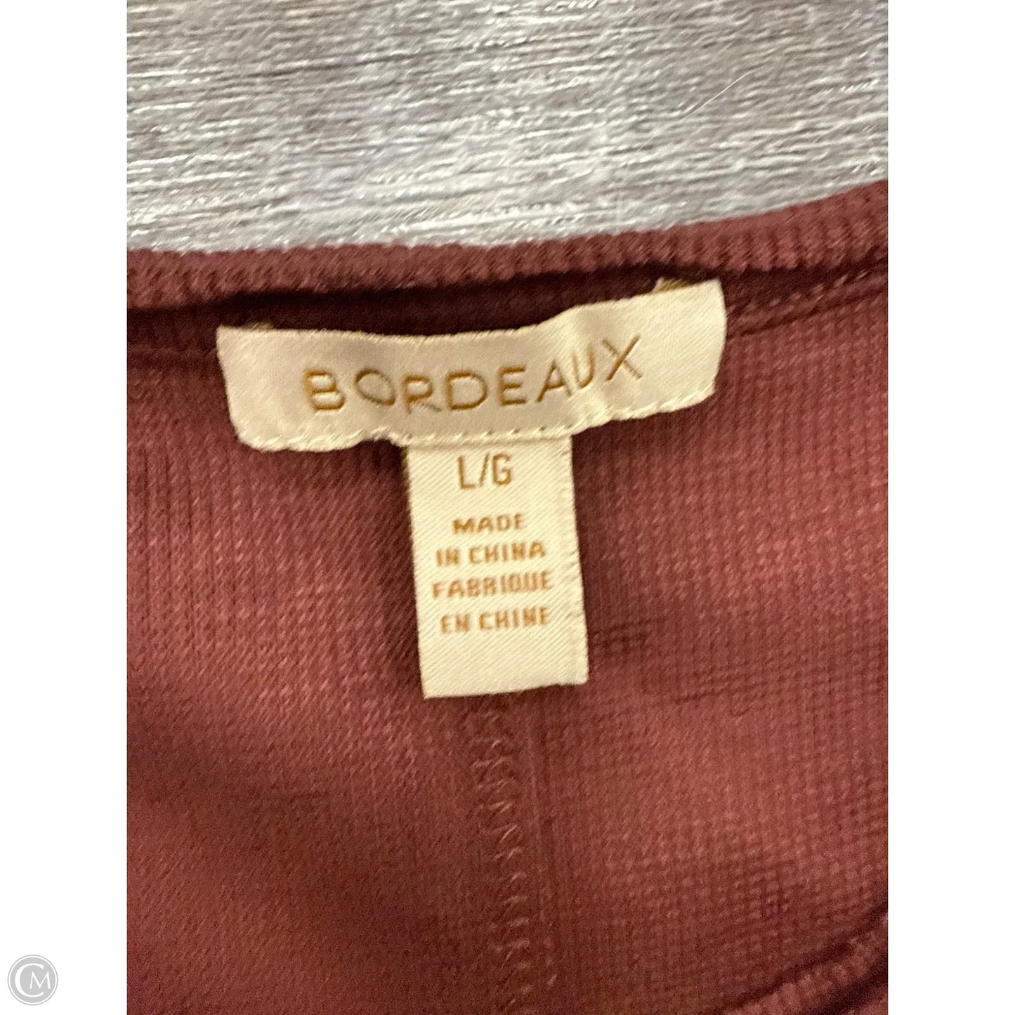 Dress Casual Maxi By Bordeaux In Red, Size: L