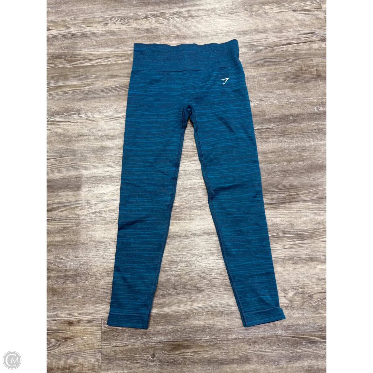 Athletic Leggings By Gym Shark In Blue, Size: M