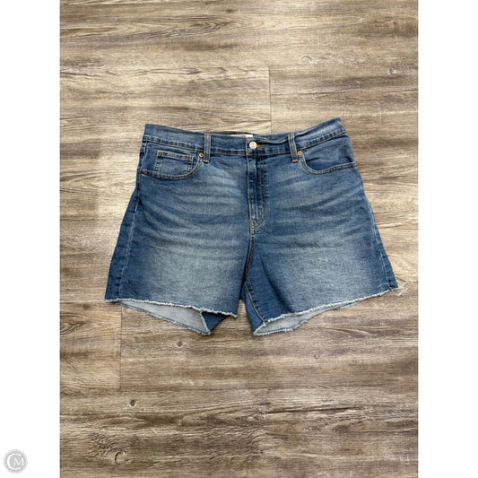 Shorts By Denizen By Levis In Blue Denim, Size: 12